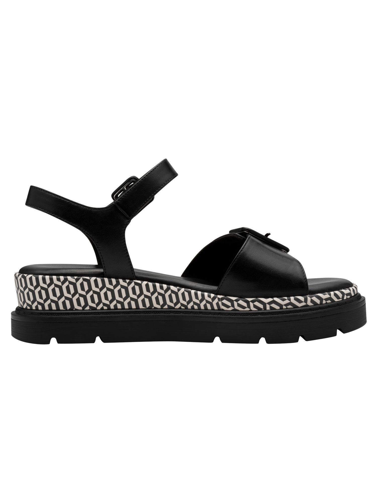 Tamaris aus Leder Plateauabsatz 1-28723-44 Plateausandaletten