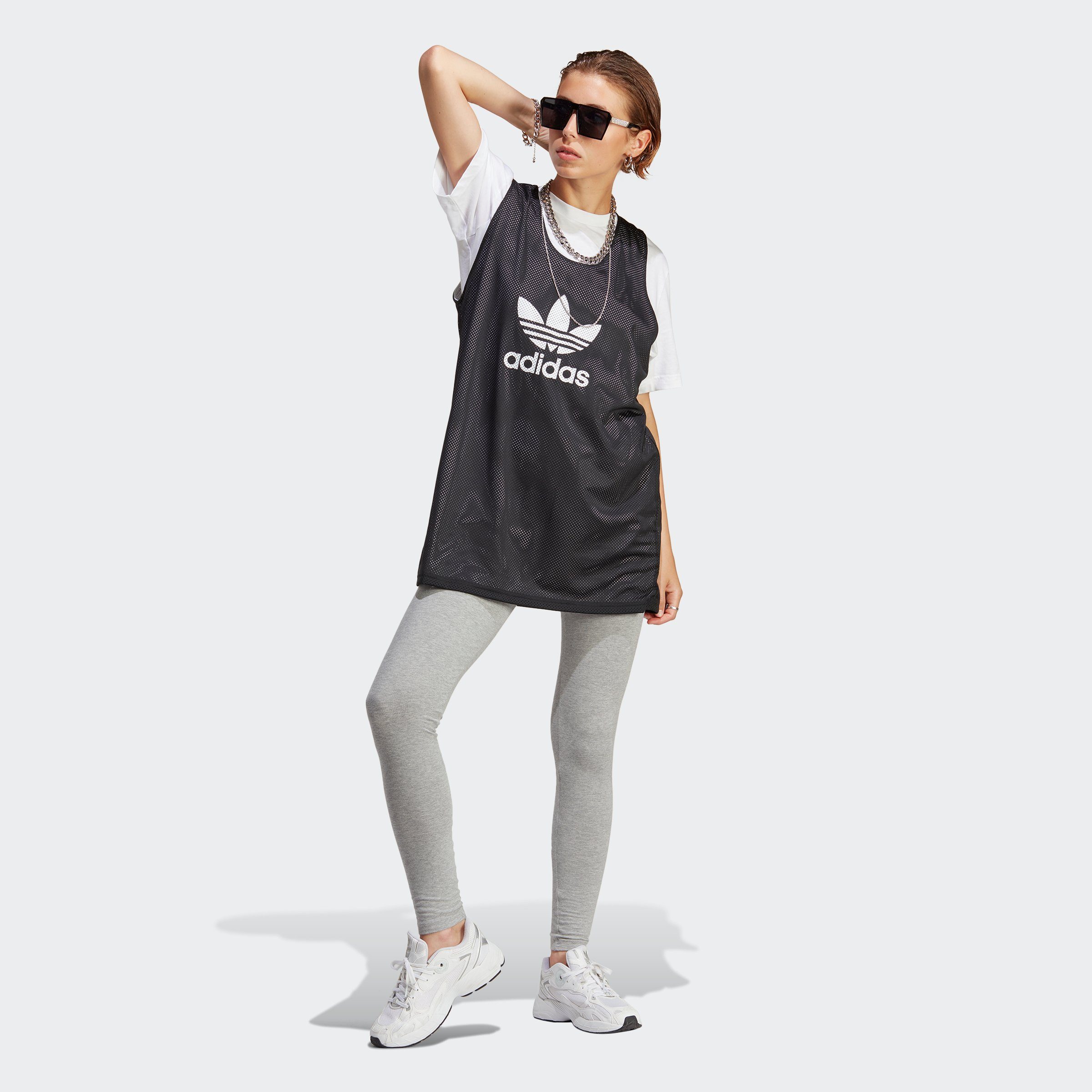 (1-tlg) adidas ESSENTIALS Originals ADICOLOR Leggings Medium Grey Heather
