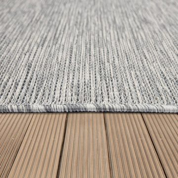 Teppich Sonset, Paco Home, rechteckig, Höhe: 4 mm, Flachgewebe, meliert, In- und Outdoor geeignet, Wohnzimmer