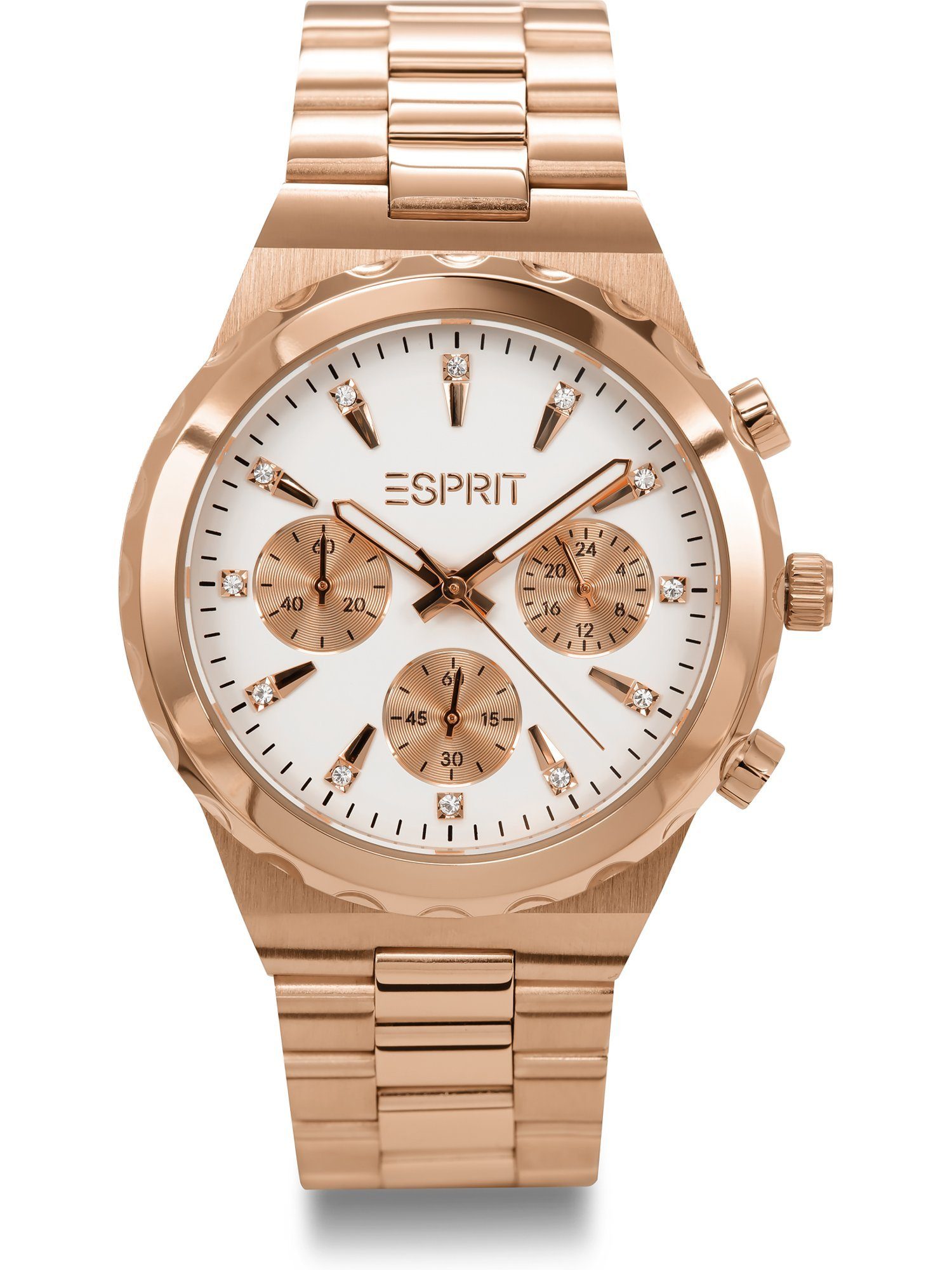 Esprit Quarzuhr ESPRIT Damen-Uhren Analog roségold Quarz, Klassikuhr