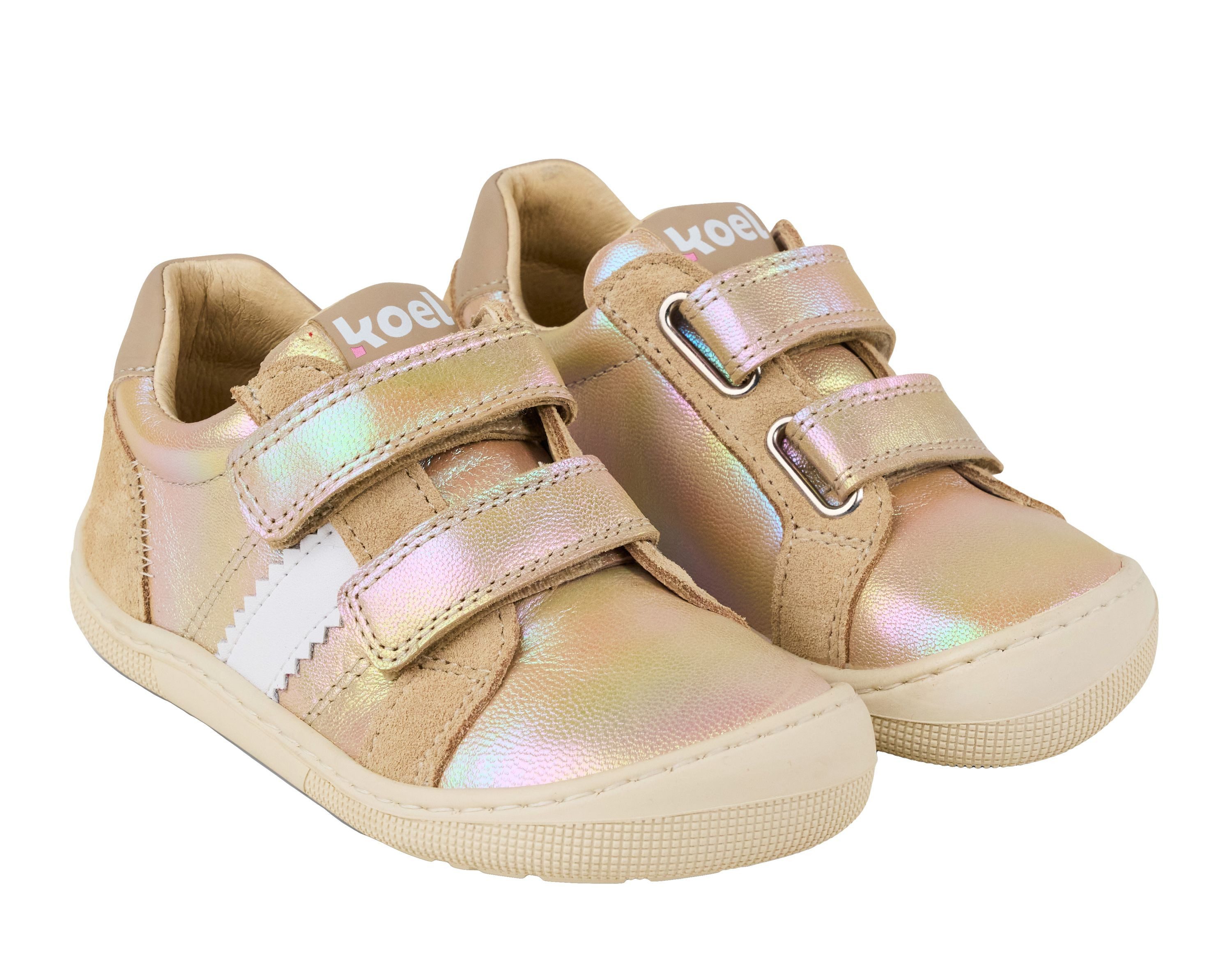 KOEL Koel Sneaker Barfußschuhe Barefoot Denis Metalic Leder Bootsschuh