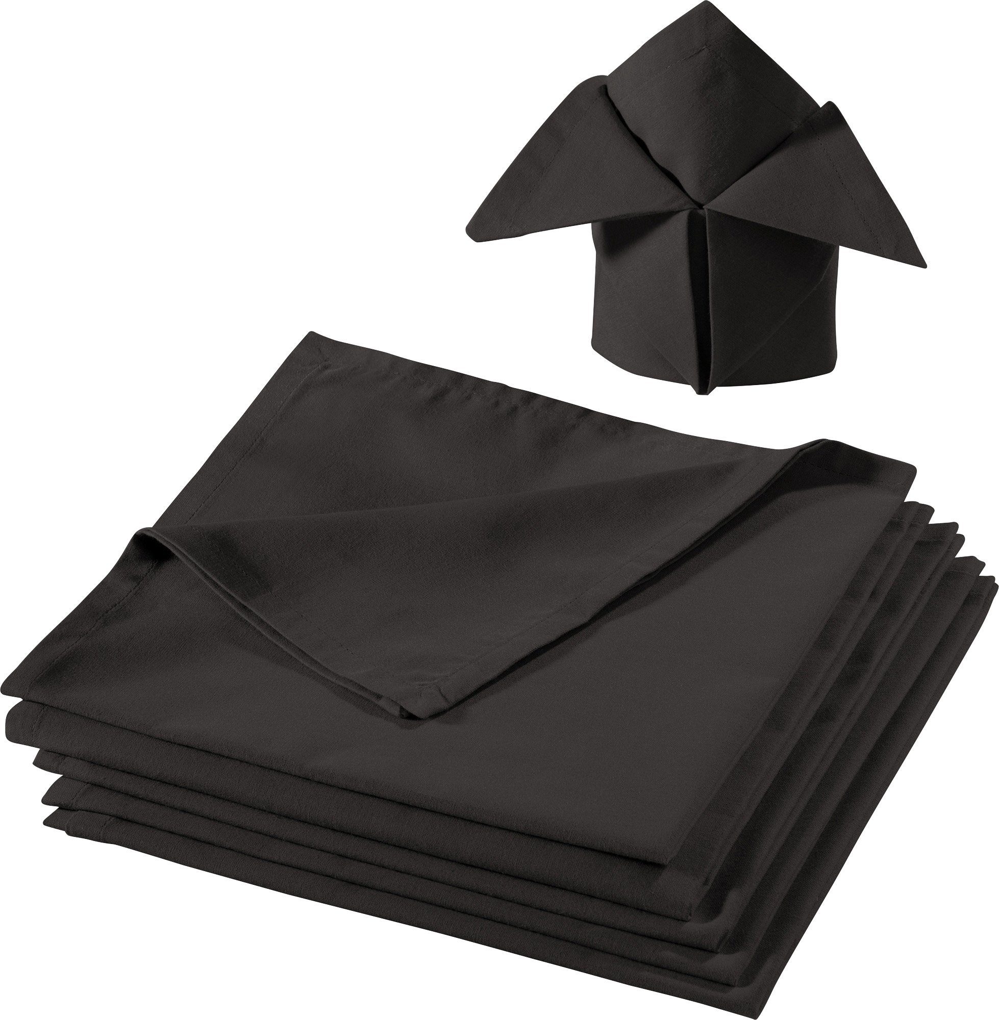 REDBEST Stoffserviette Serviette 6er-Pack "Seattle", Baumwolle Uni