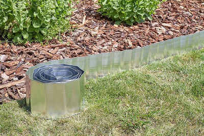 Smart Garden Beetumrandung Rasenkante Metall Beeteinfassung 3 m Beetbegrenzung Beetumrandung