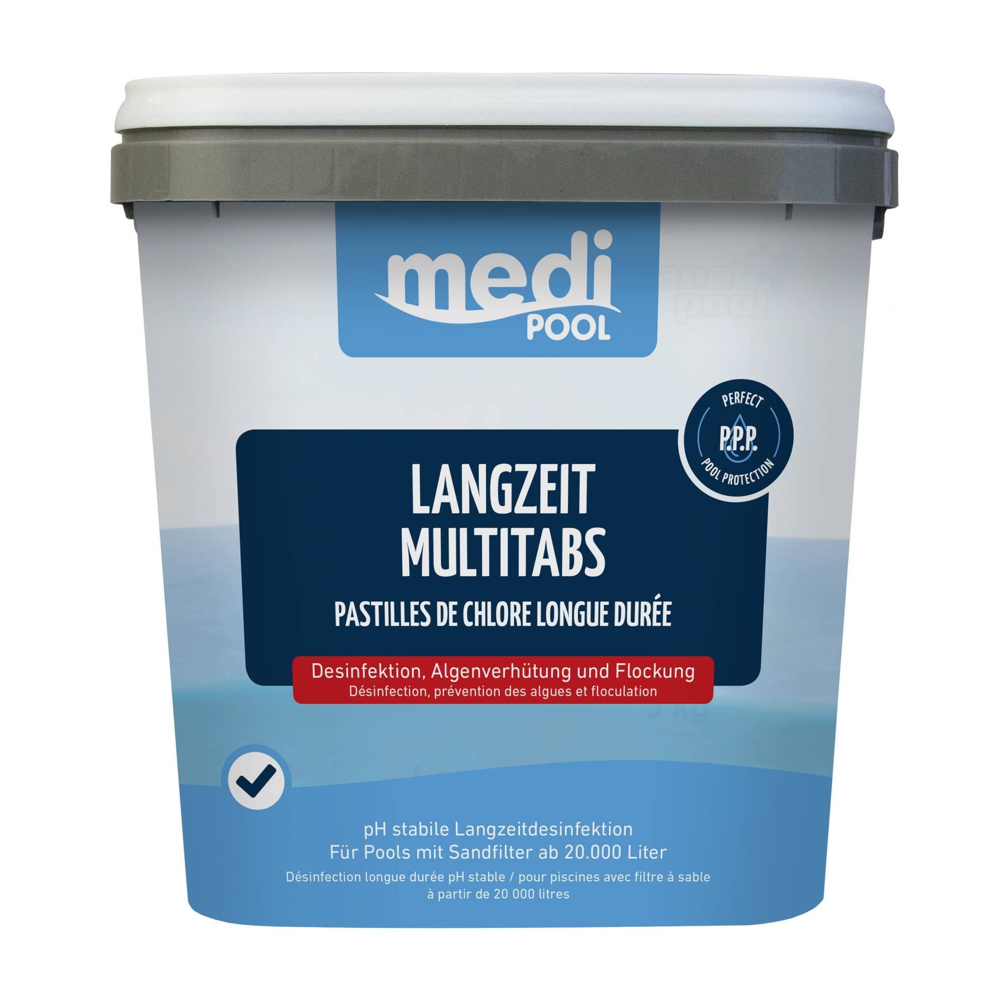 mediPOOL Poolpflege mediPool - Langzeit - Multi Tabs 200 g 5,0 kg