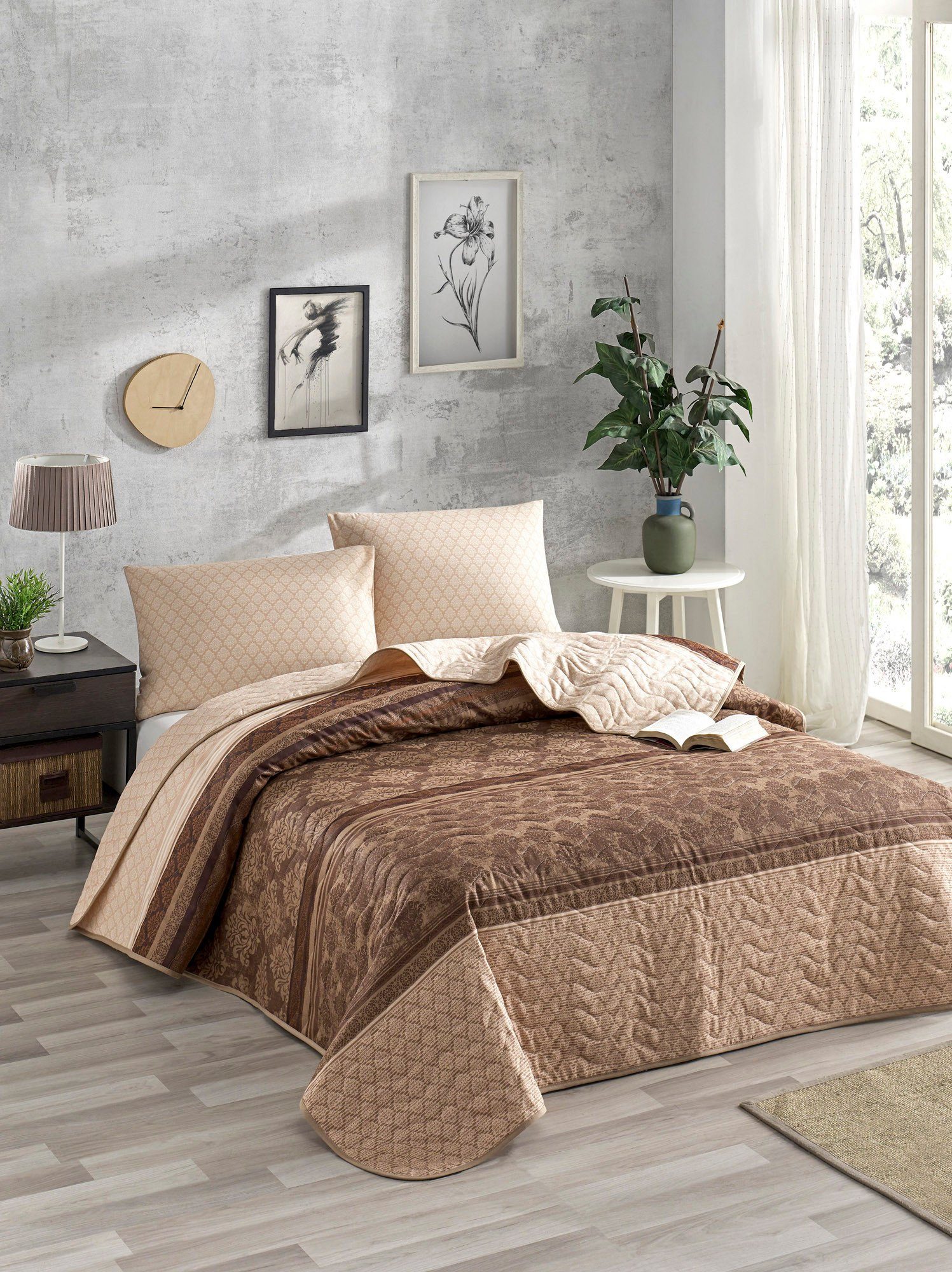 L'Essentiel Maison Bettdecke + Kopfkissen 65% COTTON / 35% POLYESTER J7535 günstig online kaufen