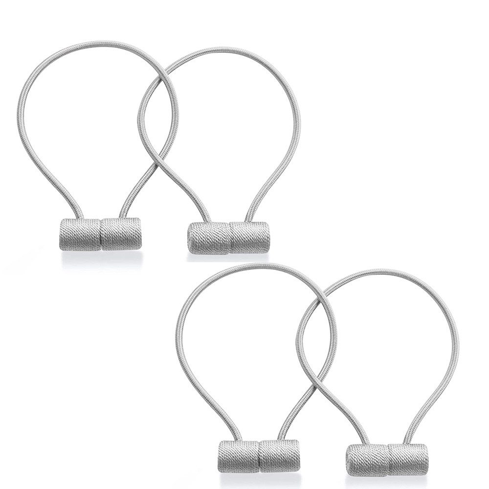 TUWENA Raffhalter 4 St Raffhalter Starke magnetische Vorhanghalterungen