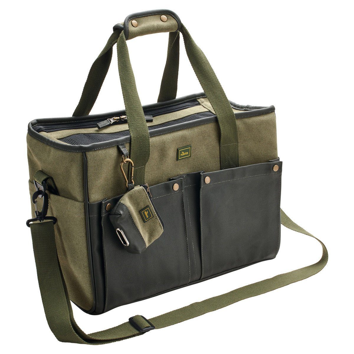 Hunter Tierbedarf Tiertransporttasche Tragetasche Madison khaki