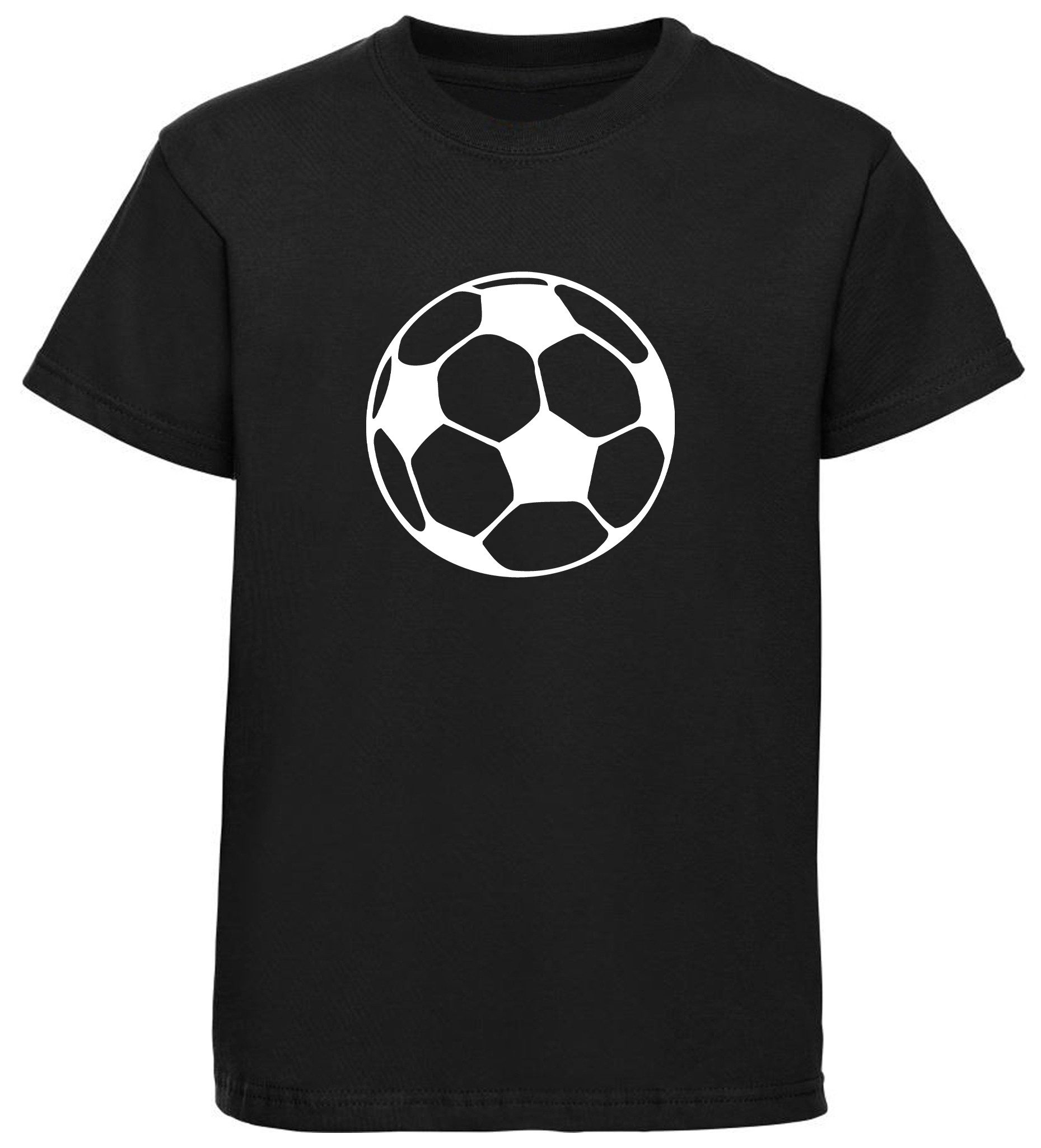 T-Shirt Kinder Fussball Print Shirt - Fussball Silhouette