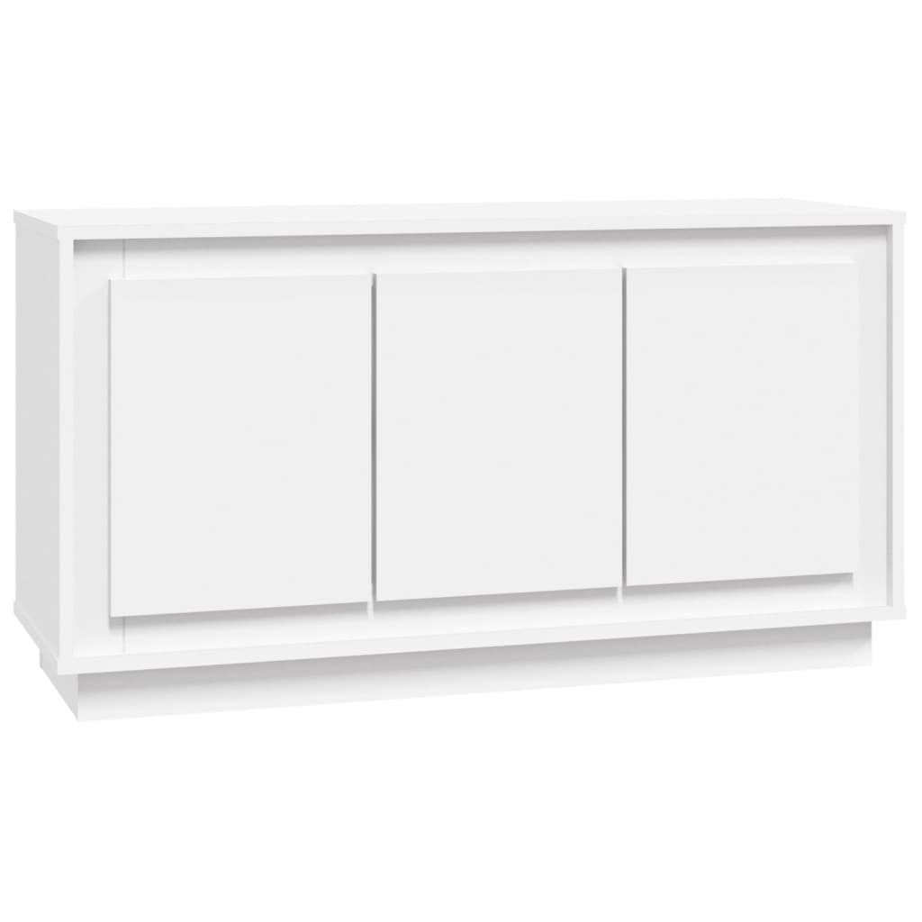 vidaXL Sideboard Sideboard Weiß 102x35x55 cm Holzwerkstoff (1 St)