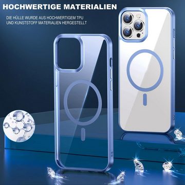 Numerva Handyhülle Handy Hülle für Apple iPhone 13, Magsafe Handy Schutzhülle Bumper Rückcover Case