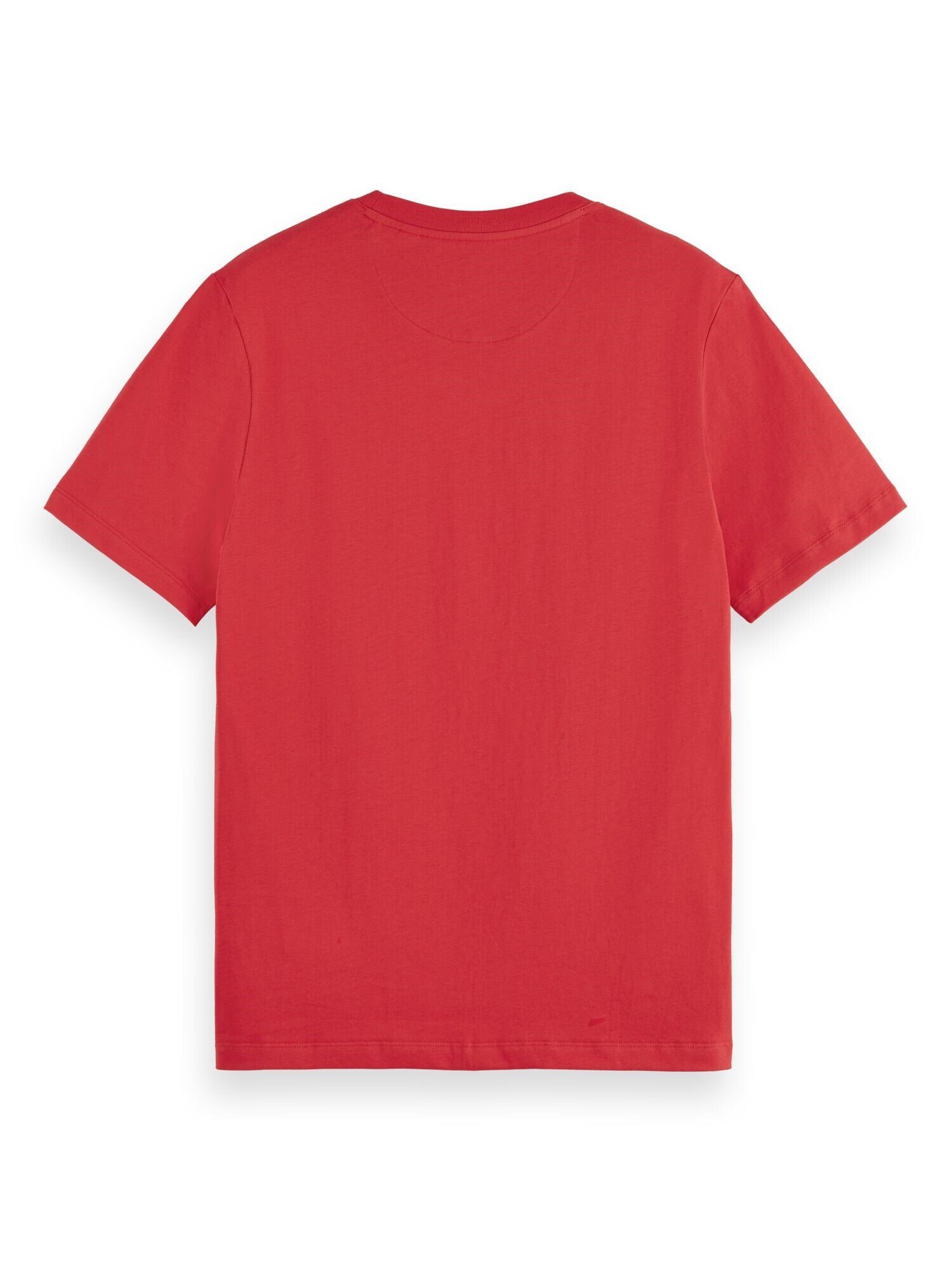 (1-tlg) rot mit Scotch Shirt Kurzarmshirt T-Shirt Soda und Rundhals-Ausschnitt &