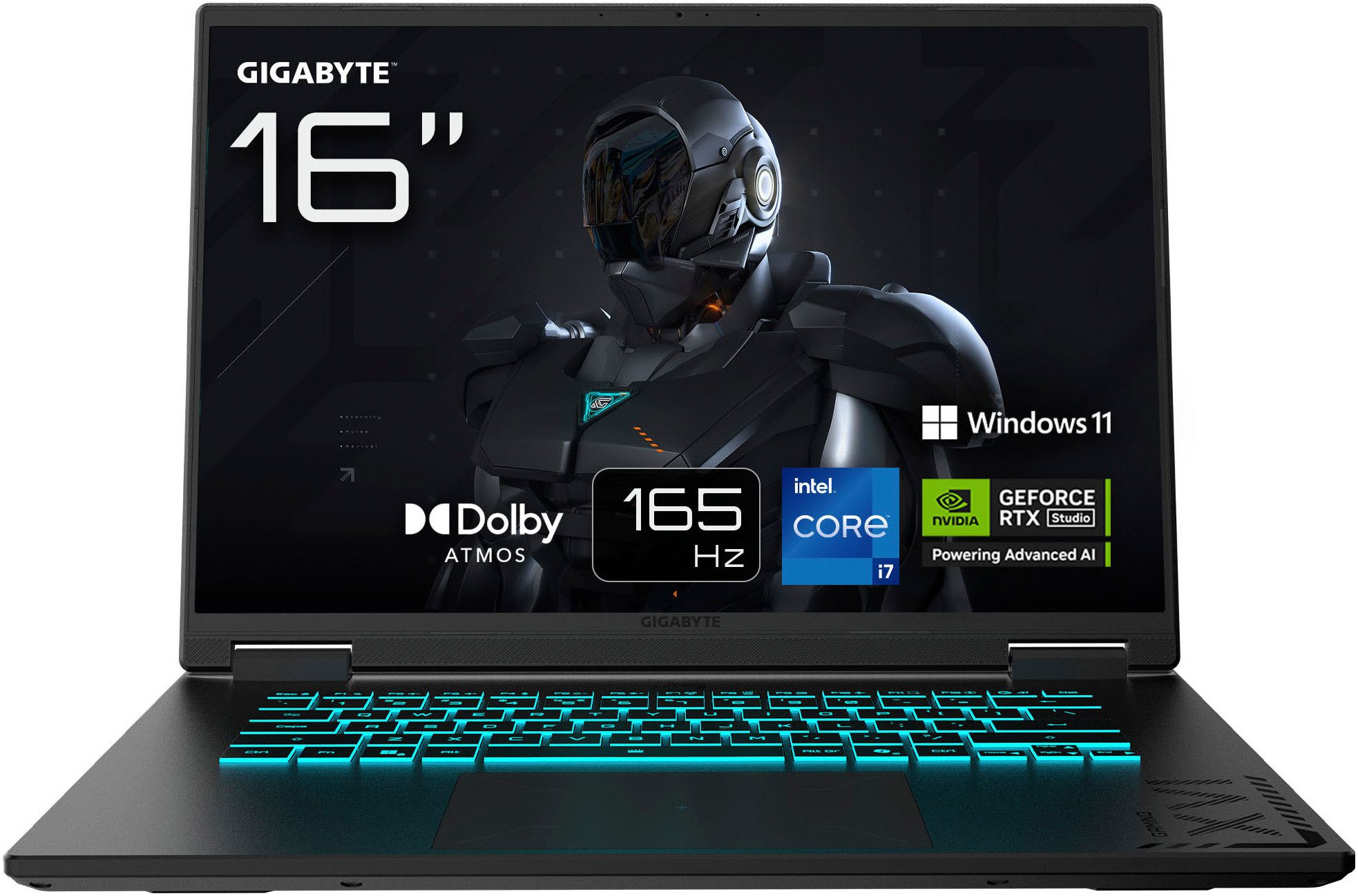 Gigabyte GAMING A16 CVHI3DE894SH Gaming-Notebook (40,64 cm/16 Zoll, Intel Core i7 13620H, GeForce RTX 5060, 1000 GB SSD)