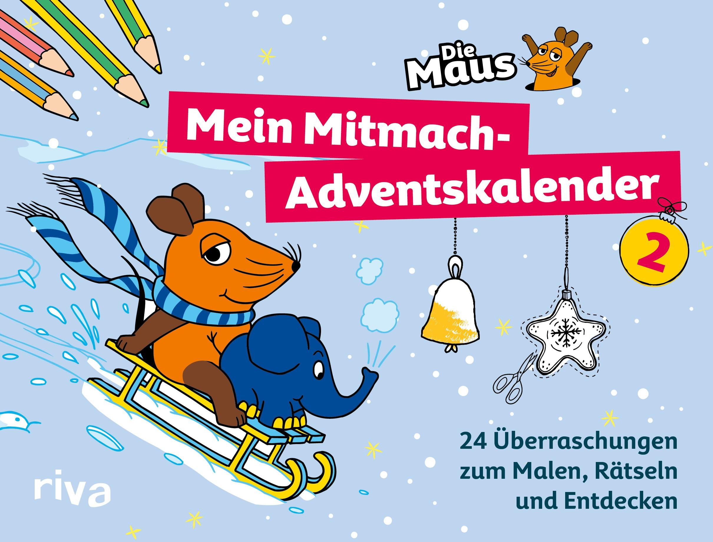 Münchner Verlagsgruppe Adventskalender Die Maus – Mein Mitmach-Adventskalender 2