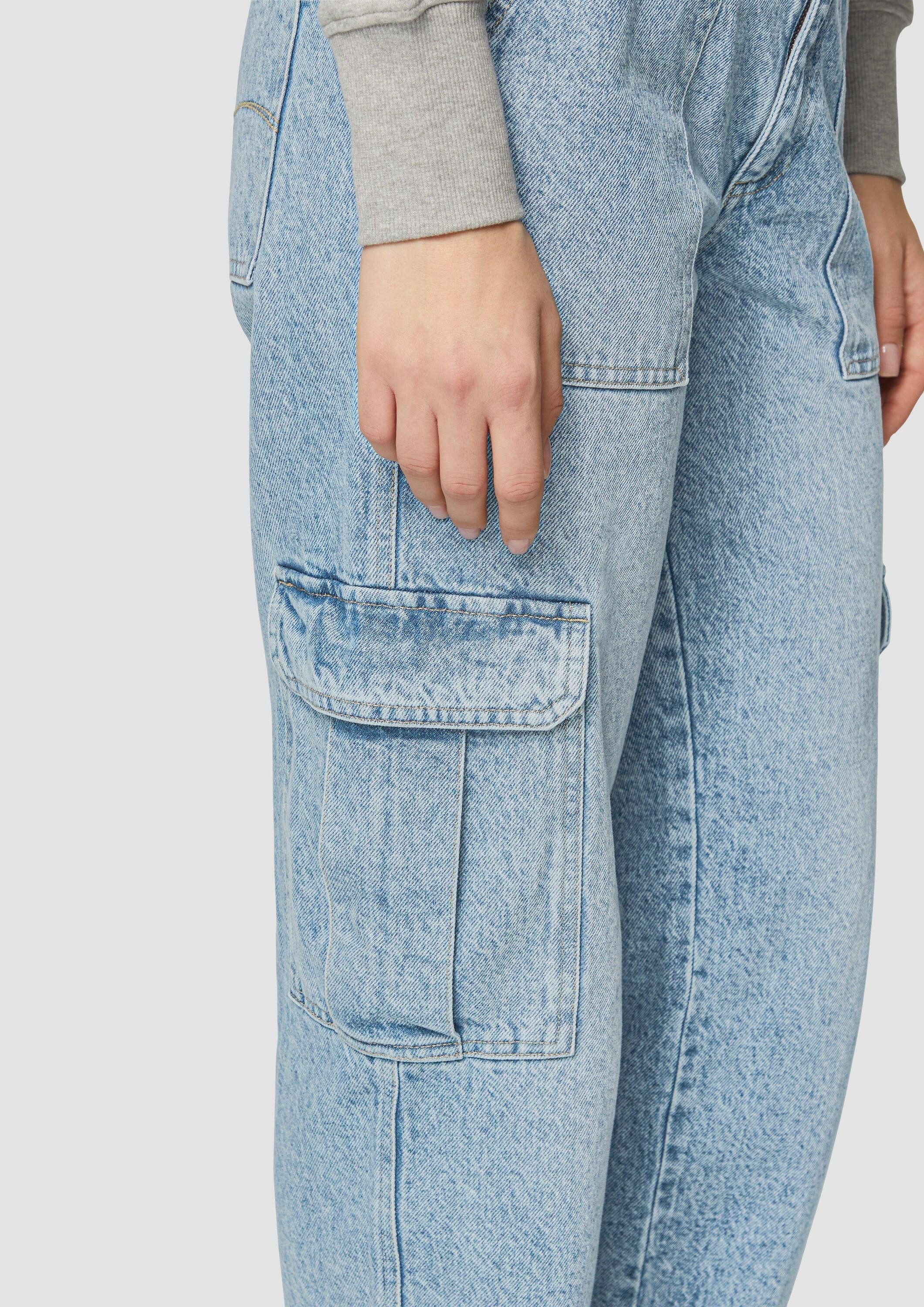 QS Weite Jeans Jeans-Hose CATIE Jeans Catie / Relaxed Fit / Mid Rise / Wide Leg