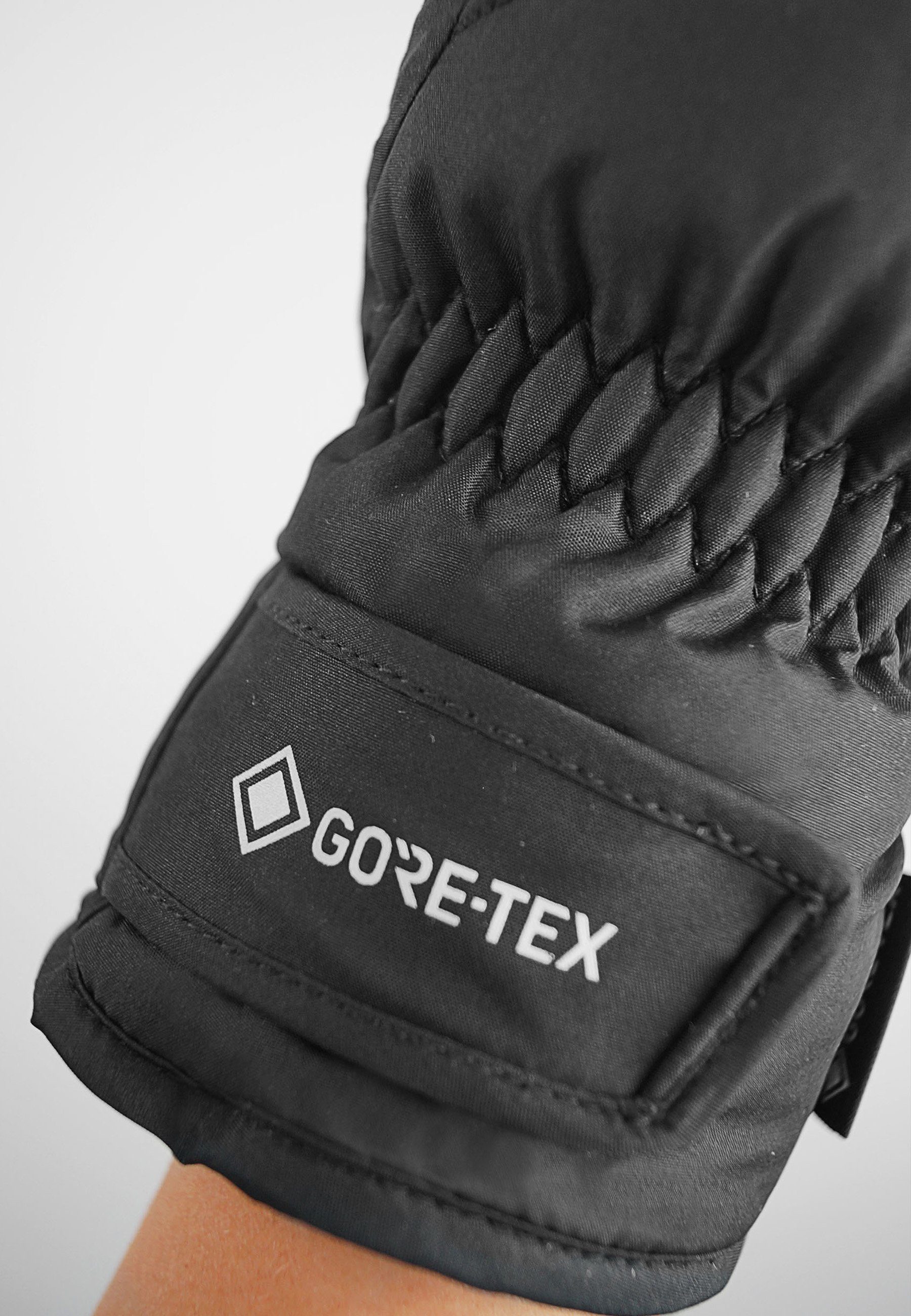 Funktionsmembran GORE-TEX Teddy Reusch mit Skihandschuhe wasserdichter schwarz-grau