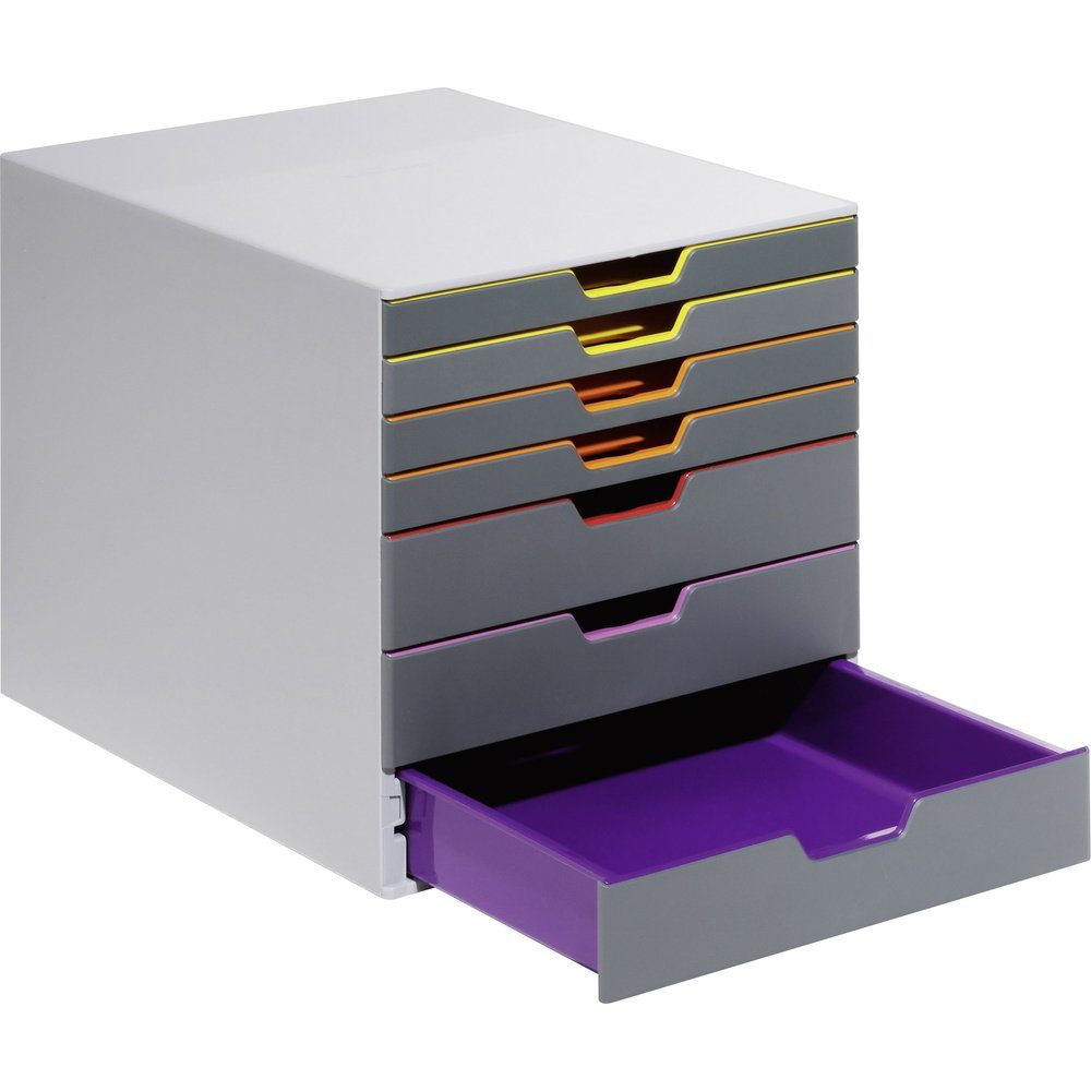 Thumbnail - DURABLE Schubladenbox Durable VARICOLOR 7 - 7607 760727 Schubladenbox Grau DIN A4, DIN C4, F