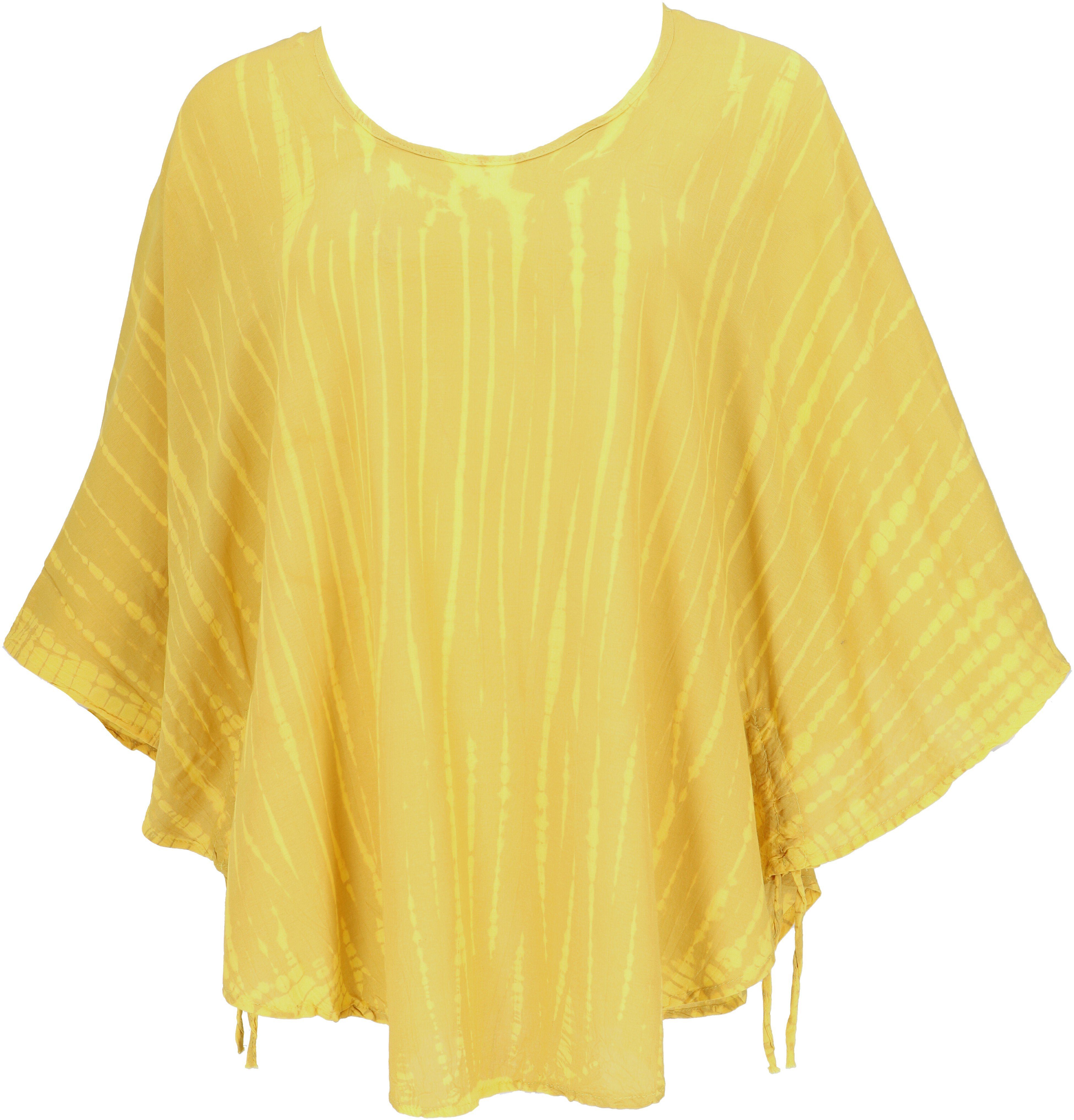 Guru-Shop Longbluse Plus Size Batik Kaftanbluse, weites Blusentop.. alterna günstig online kaufen