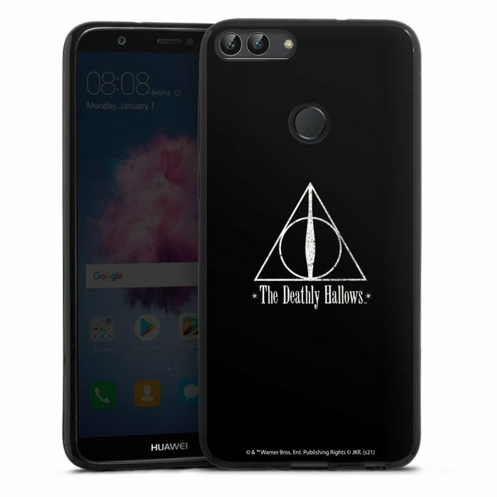 DeinDesign Handyhülle Heiligtümer des Todes Zauberei & Magie Harry Potter Huawei P Smart (2018) Silikon Hülle Bumper Case Handy Schutzhülle