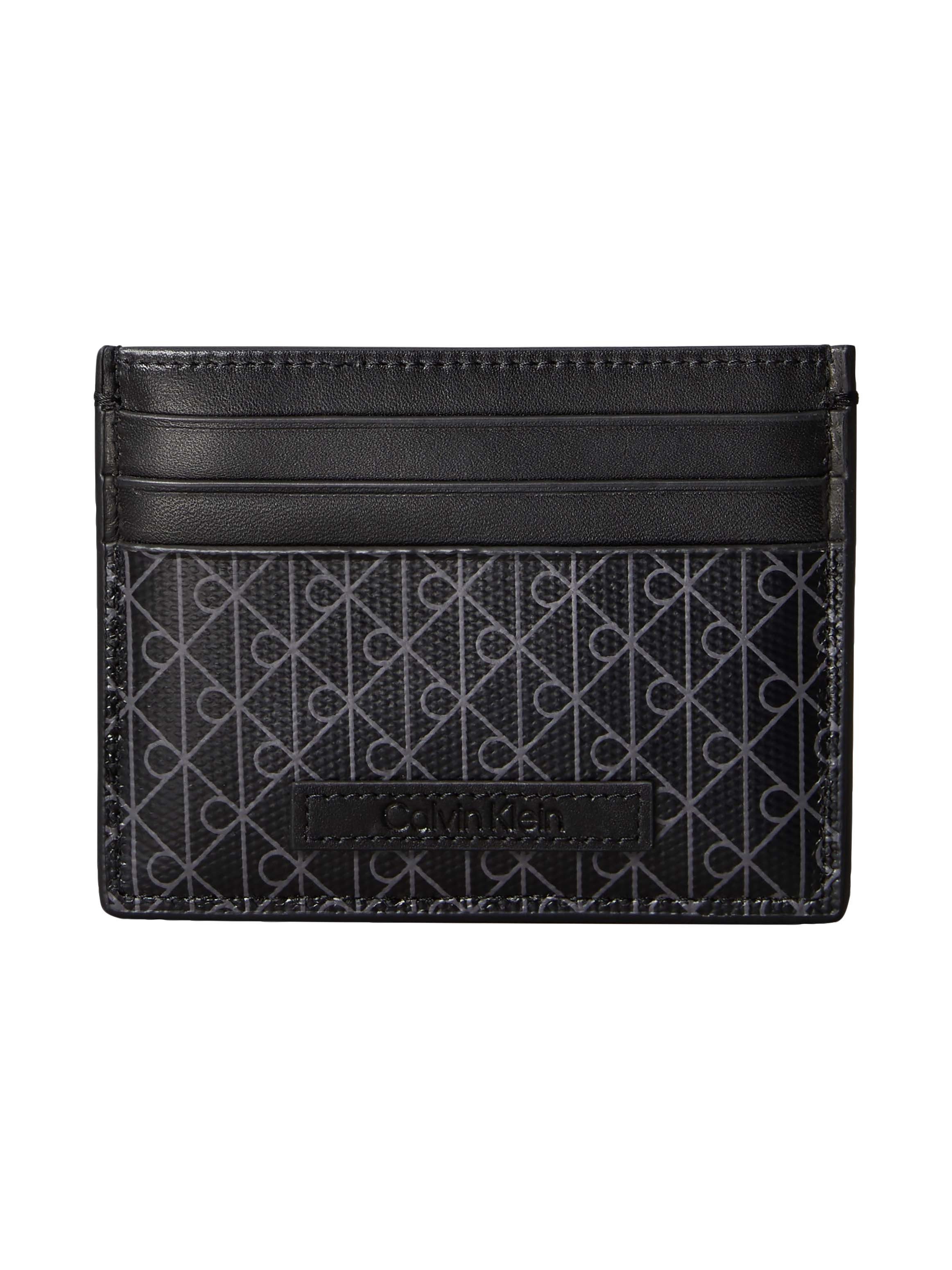 Calvin Klein Kartenetui COATED EW CARD CASE, Unisex Kreditkartenetui mit Logoschriftzug