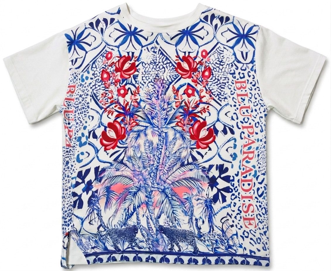 Miss Goodlife Kurzarmshirt MG11371 T-Shirt Mystic