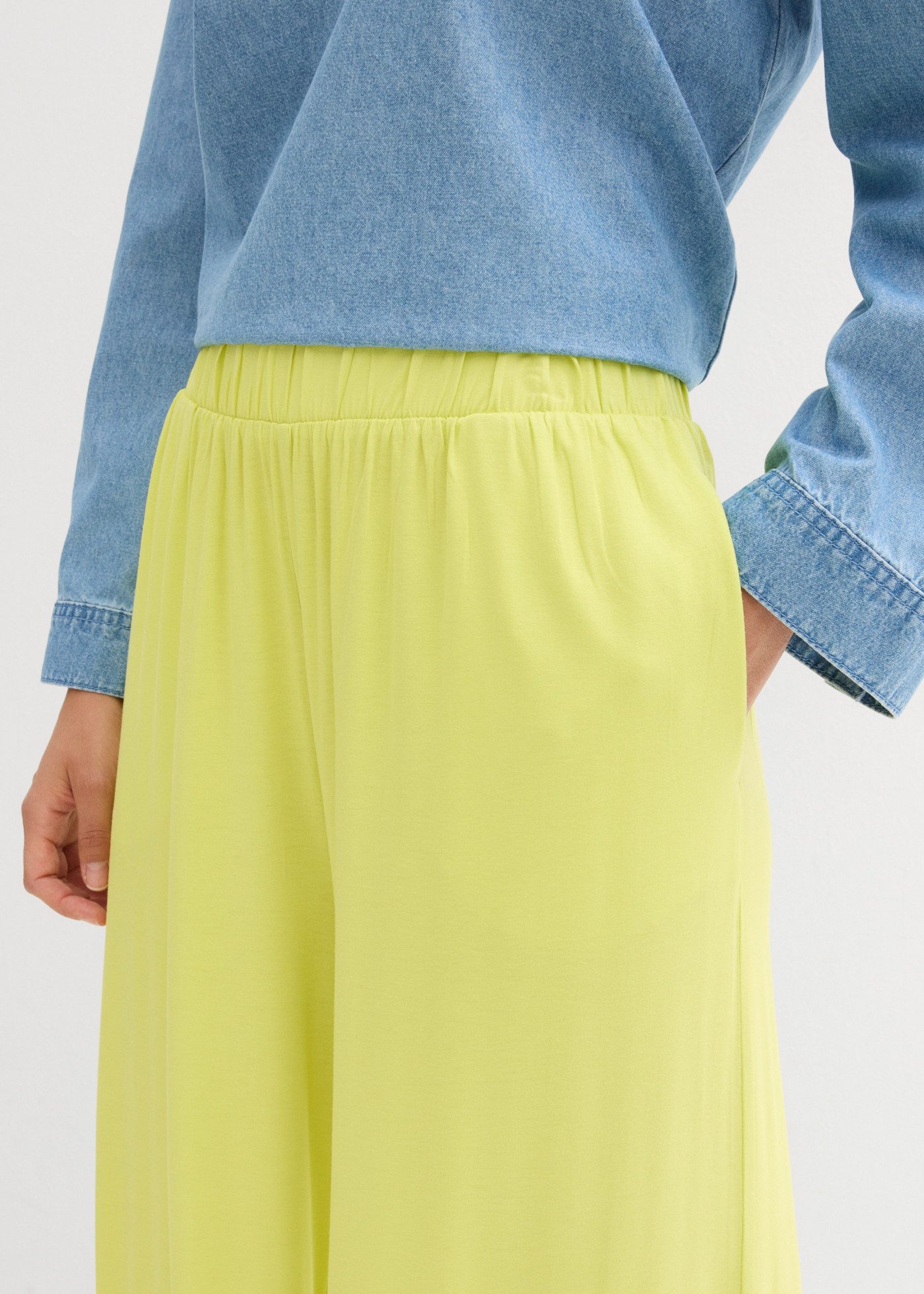 bonprix Culotte lockere Passform, aus Viskose und Elasthan, 7/8-Länge