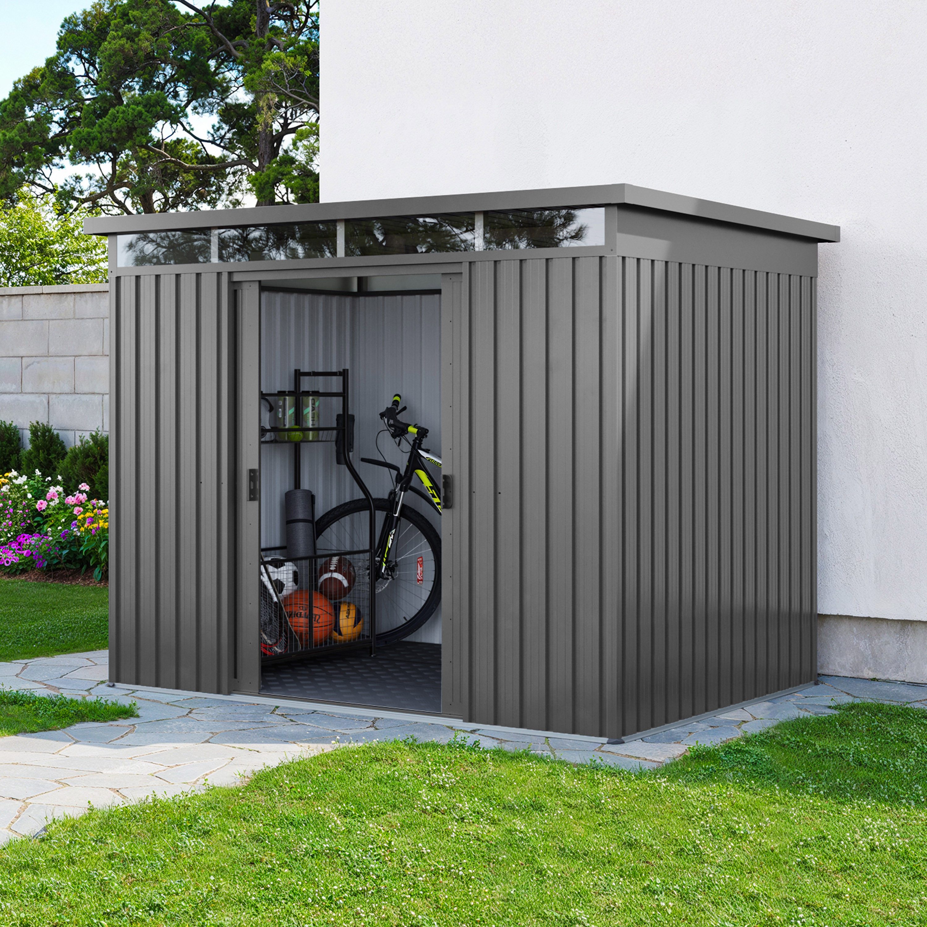 GFP Gerätehaus Gartenhaus Geräteschuppen Bob, BxT: 220x160 cm, Höhe 200 cm