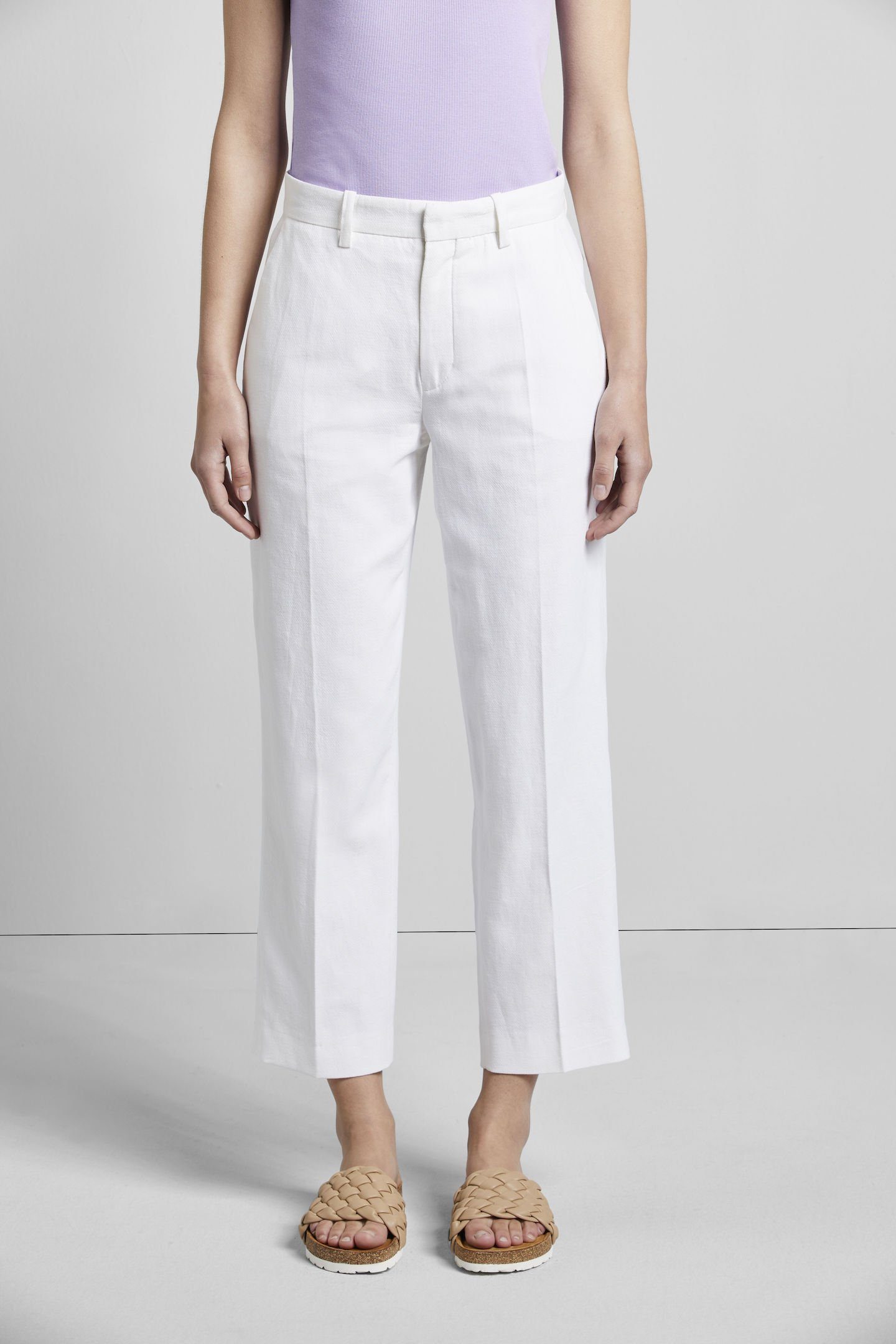 bugatti Stoffhose aus hochwertigem Baumwoll-Leinen-Mix