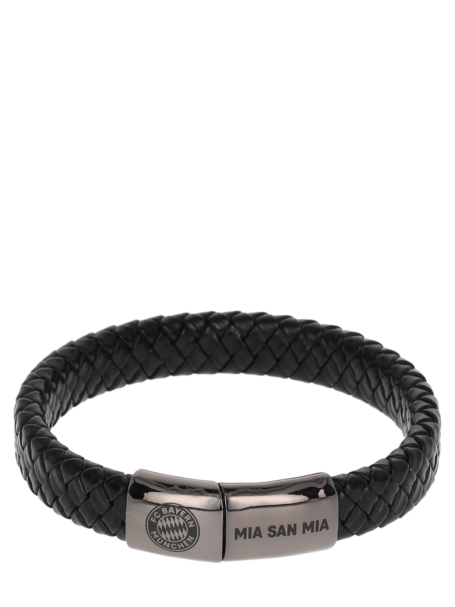 FC Bayern München Pins FC Bayern München Lederarmband I Herren Schwarz I Fußballschmuck