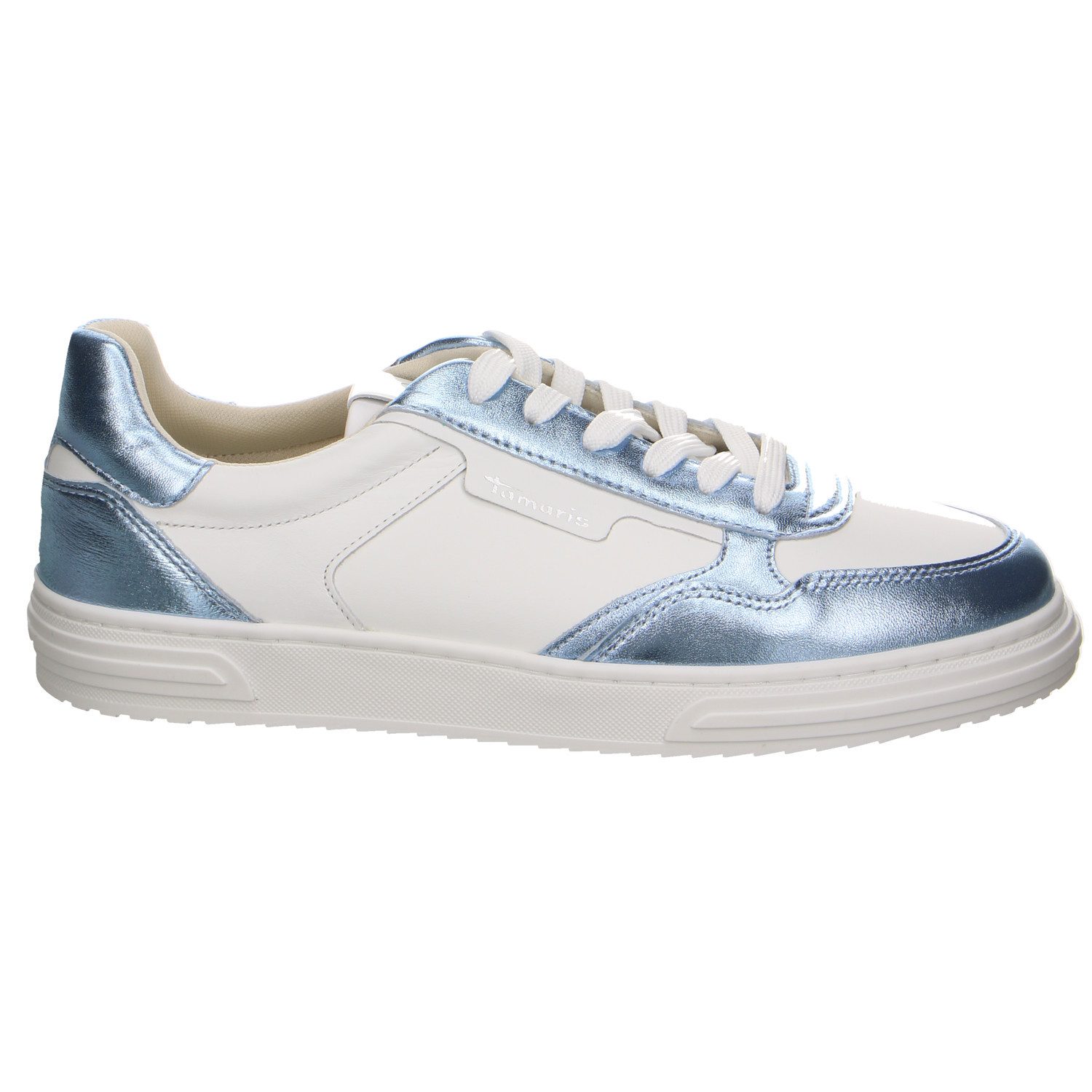 Tamaris Tamaris M2361742 Leder Schnürschuhe weiss Schnürschuh