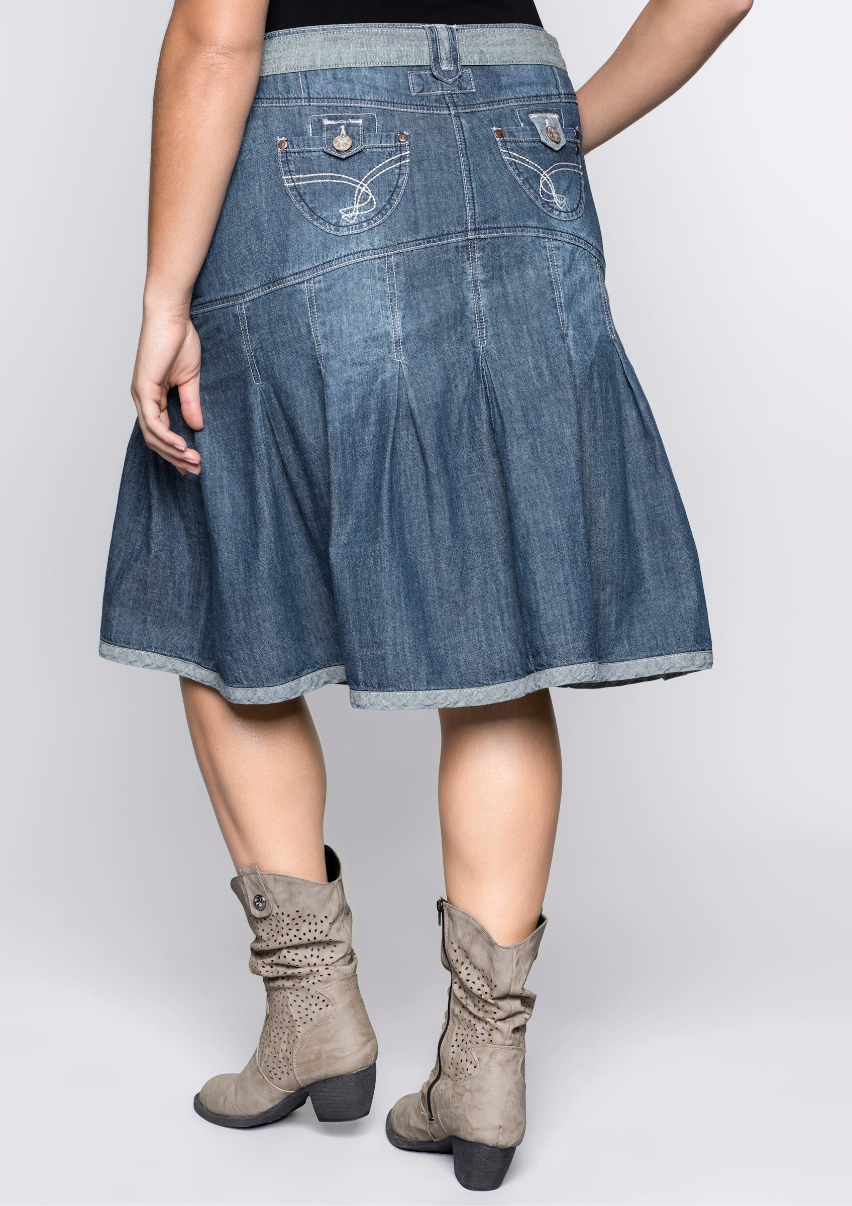 sheego by Joe Browns A-Linien-Rock Jeansrock . günstig online kaufen