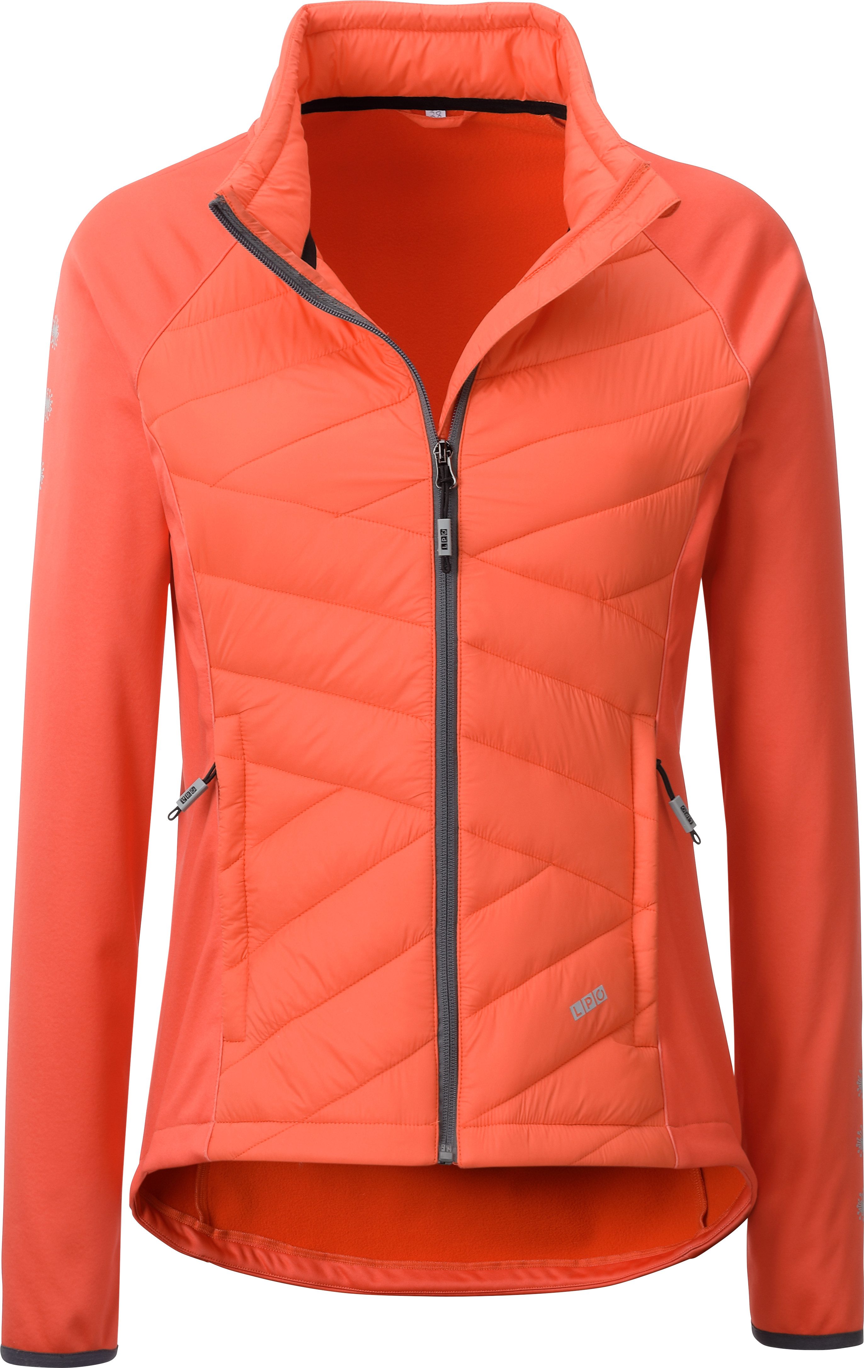 LPO Fleecejacke EDINA II WOMEN weiche Hybrid-Fleecejacke in traditioneller Optik