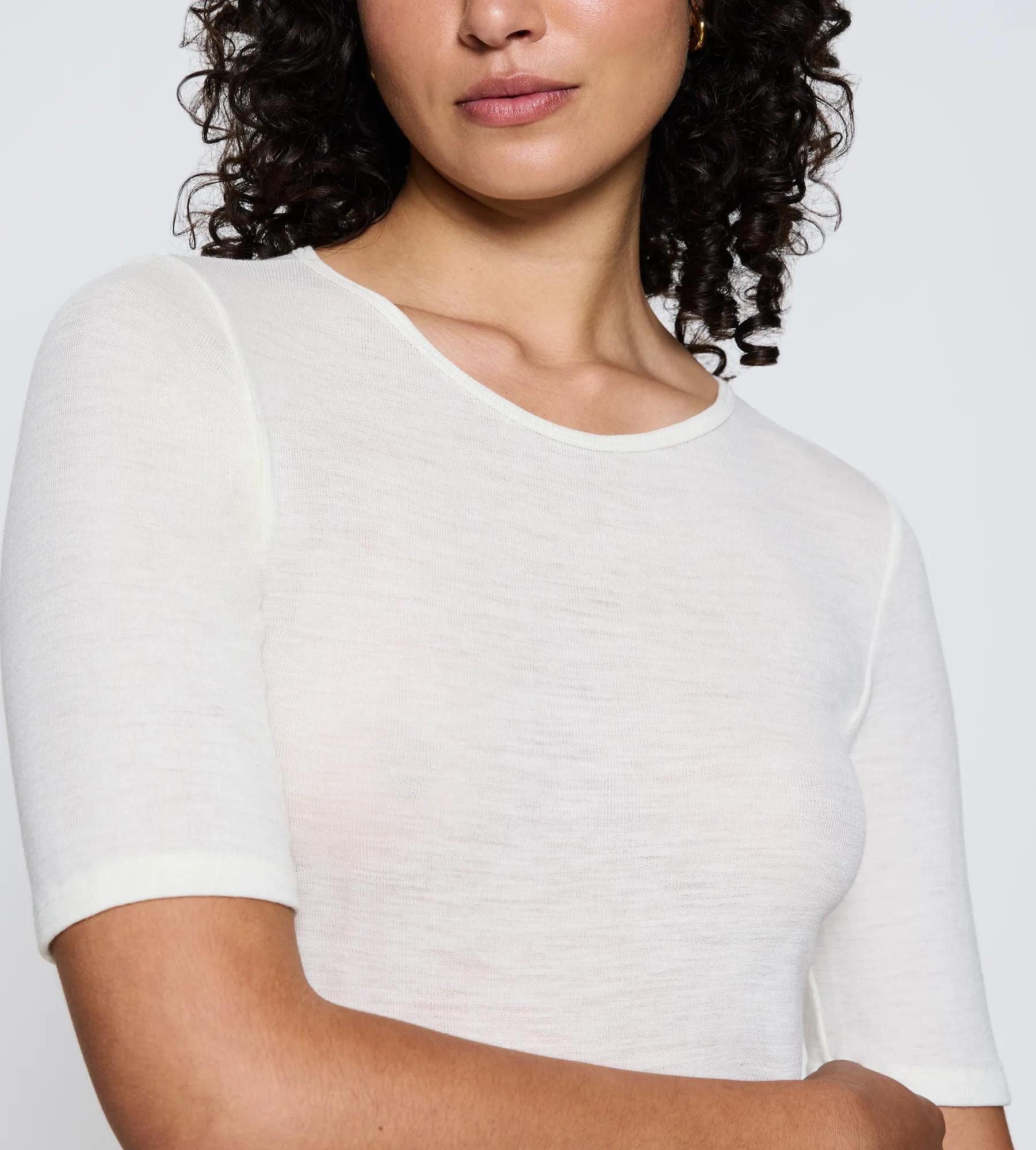 Triumph T-Shirt Beauty Layers SSL Top Wool weiche Wolle, Rundhalsausschnitt, wärmend