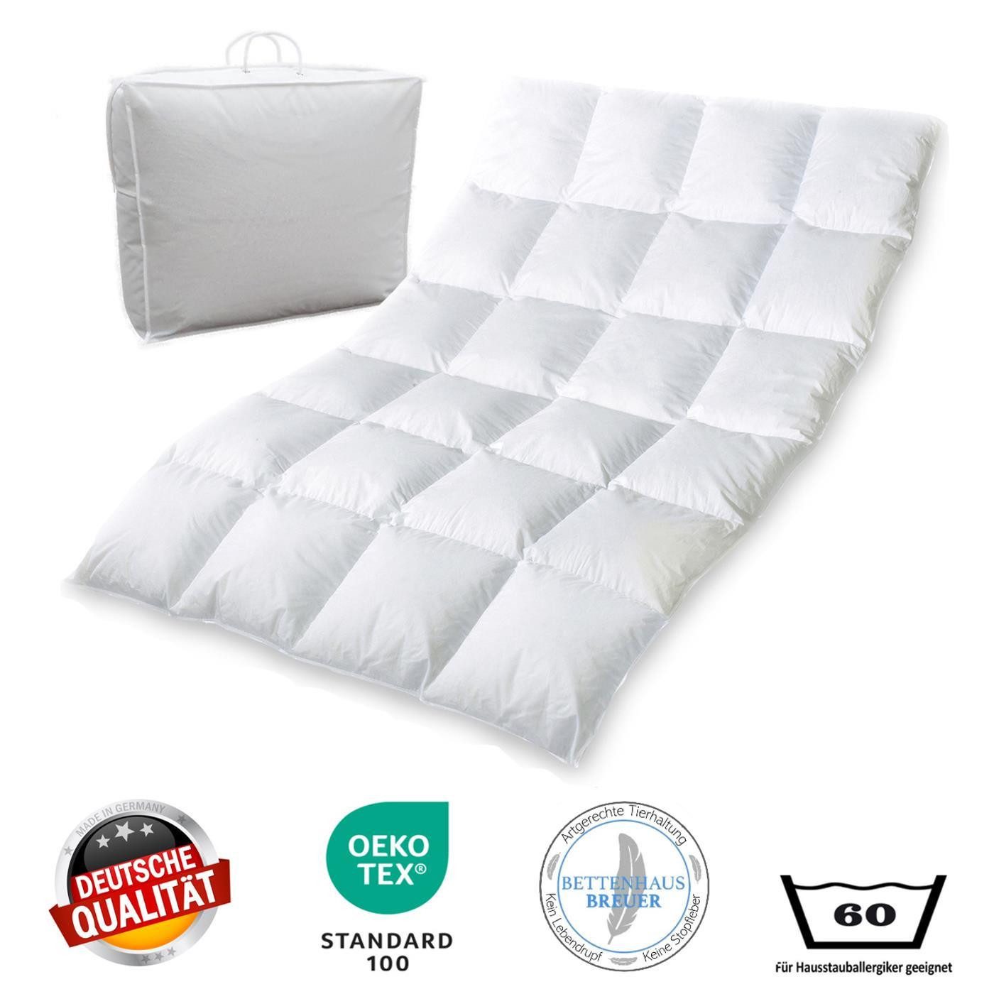 Bettenhaus Breuer Federbettdecke 1600g neue sibirische günstig online kaufen