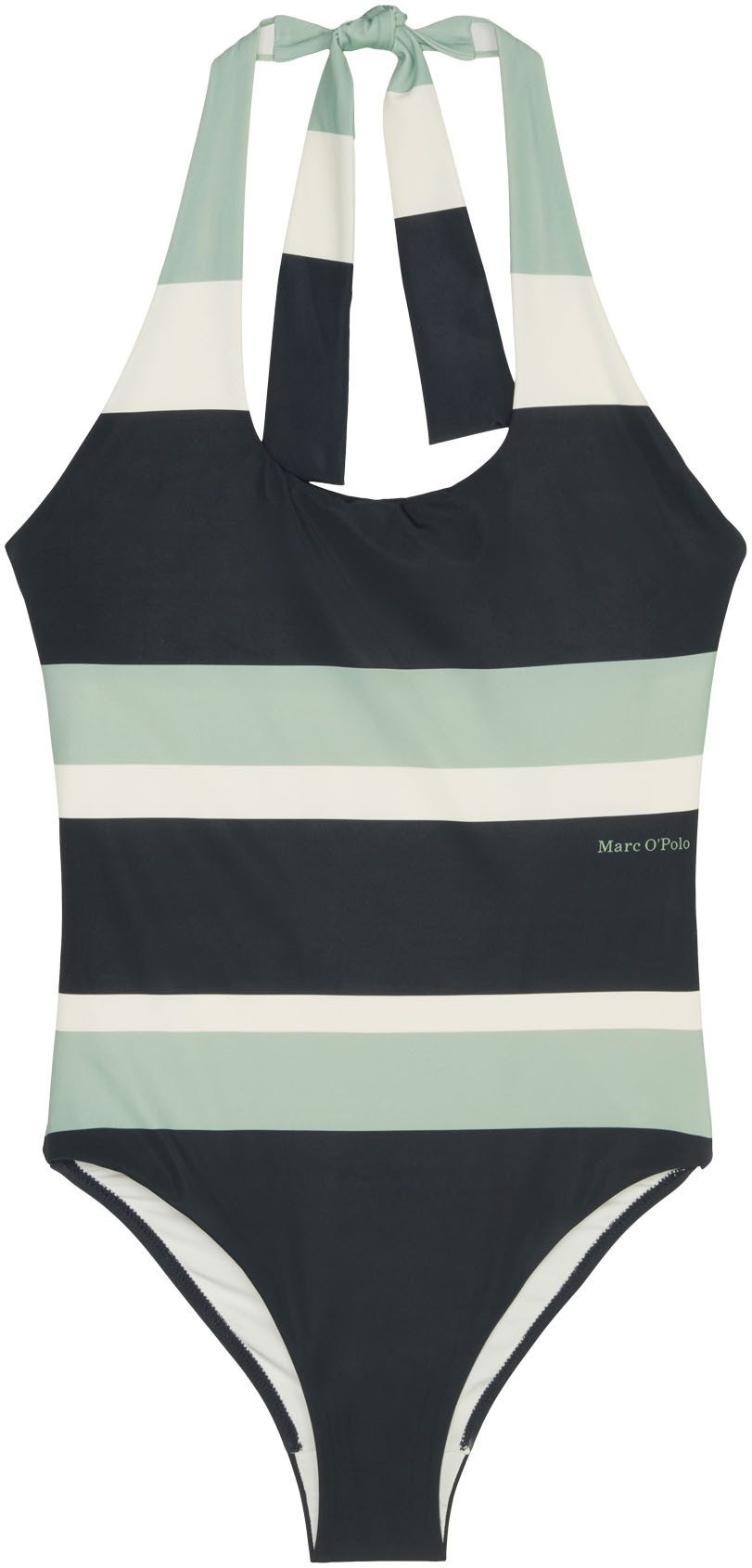 Marc O'Polo Badeanzug Summer Stripes Neckholder, tiefer Rückenausschnitt, s günstig online kaufen