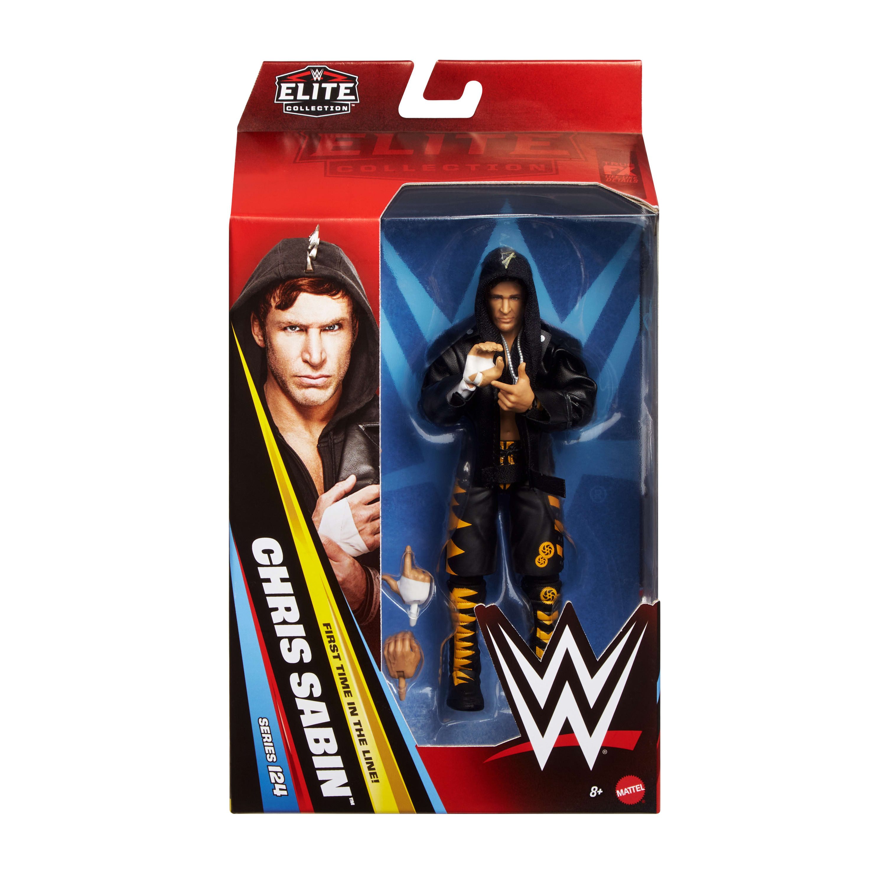 Mattel® Actionfigur WWE Elite Collection Series #124 – Chris Sabin, (1 Figur mit Zubehör)