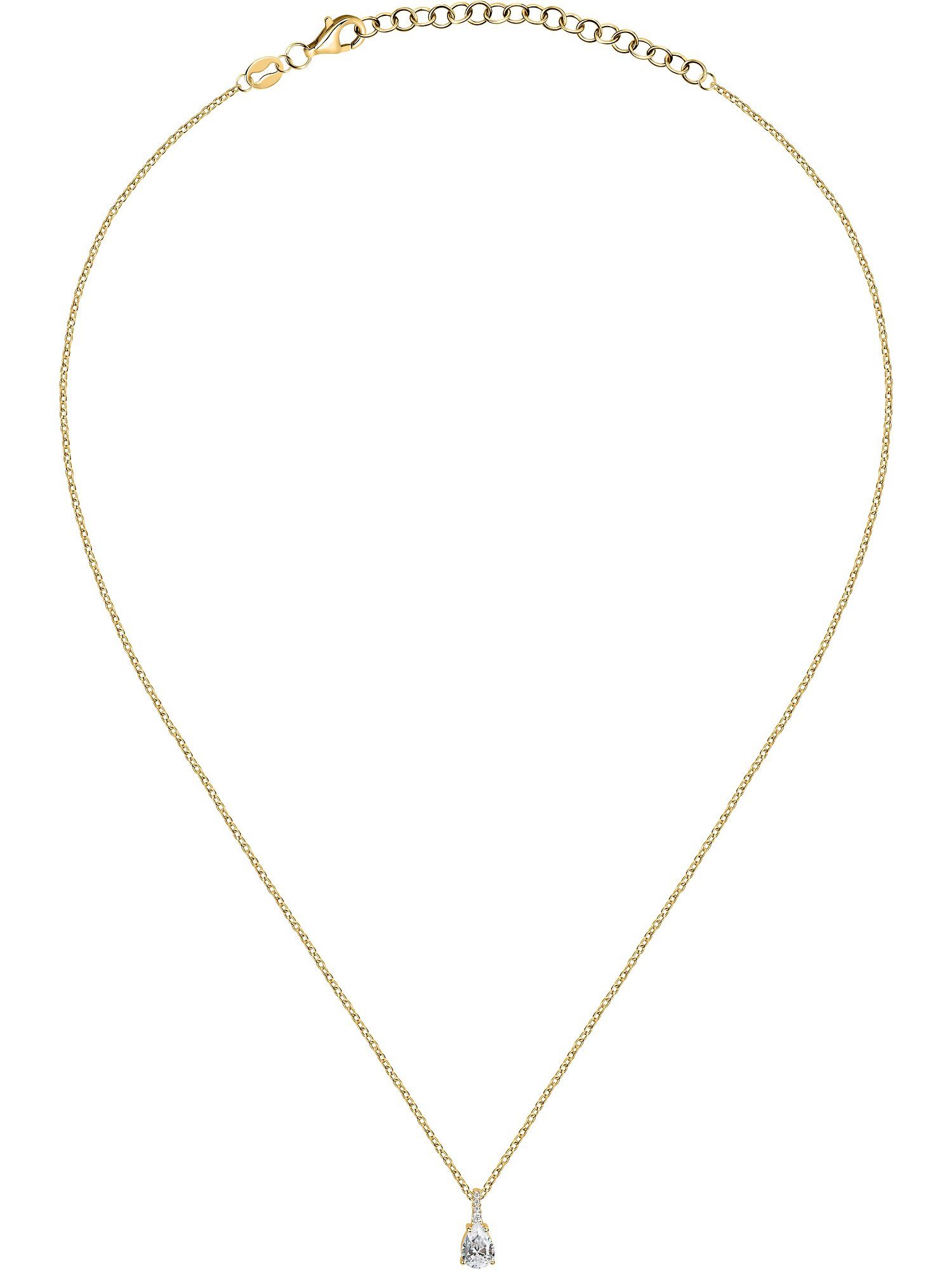 FAVS Silberkette FAVS Damen-Kette 925er Silber 1 Zirkonia günstig online kaufen