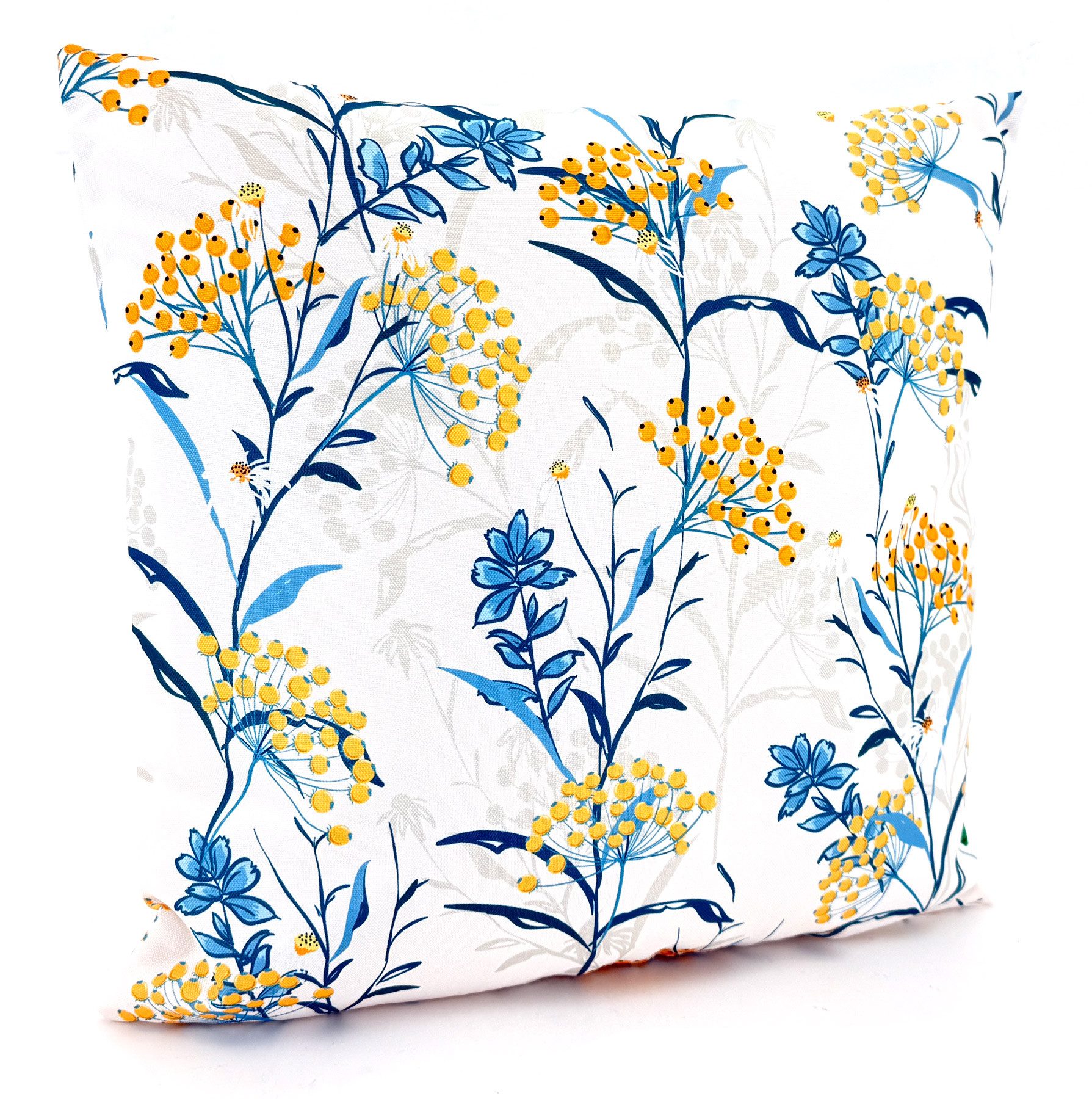 heimtexland Dekokissen Outdoor Garten Deko Kissen Outdoorkissen bedruckt, Lotus Effekt, schmutz- und wasserabweisend, inkl. Füllung