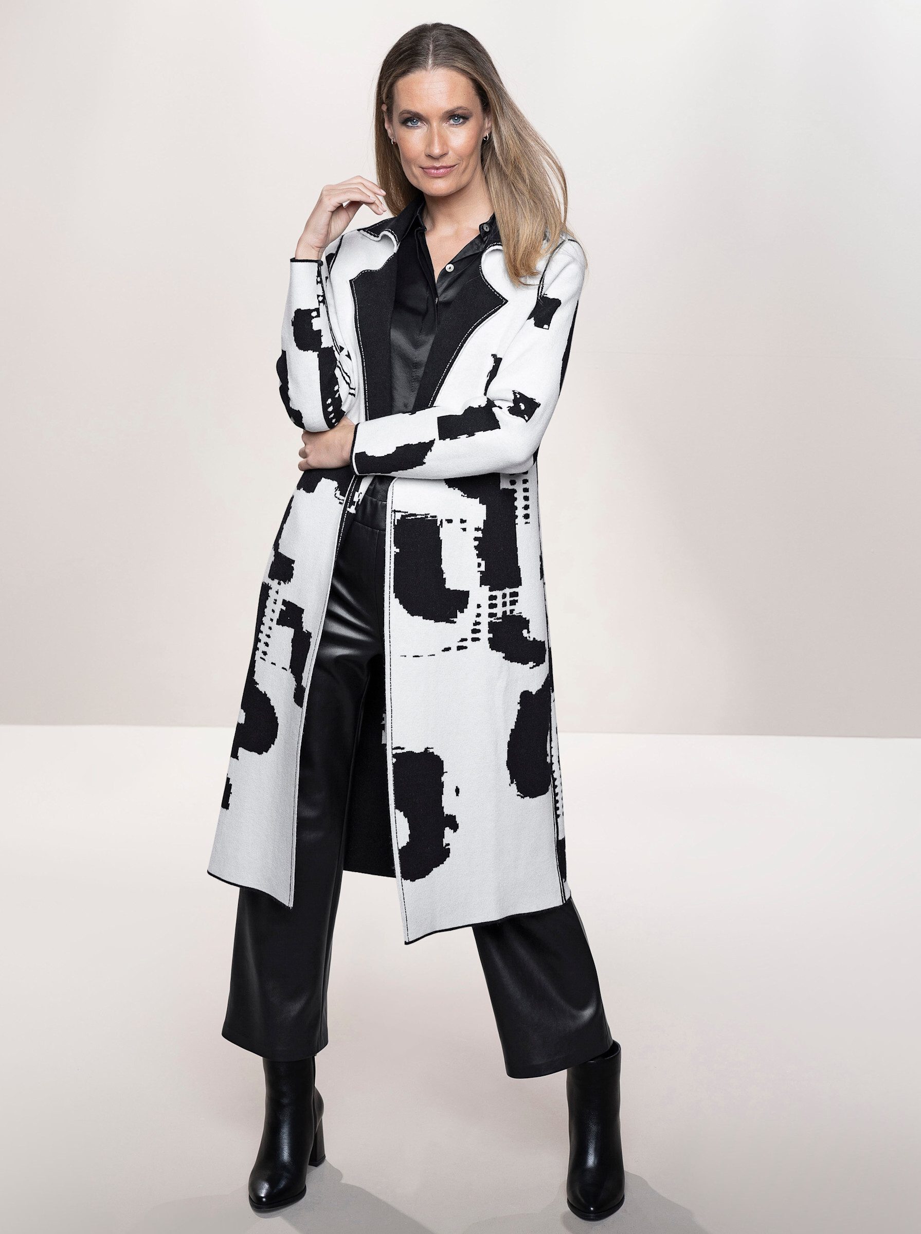 heine Strickjacke Strickmantel, Mit Viskose
