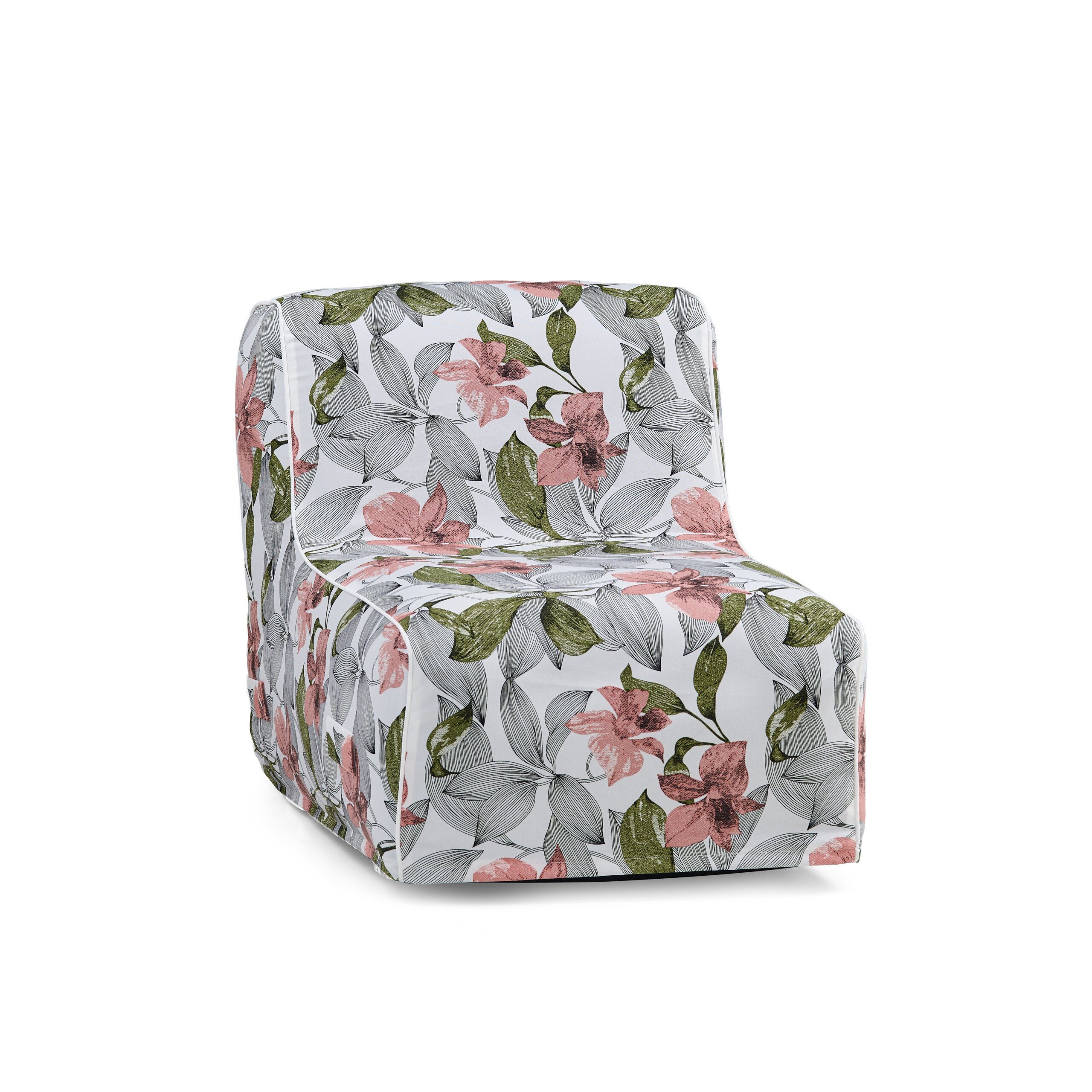 hjh LIVING Sitzsack Luftsofa Sitzolo Air Stoff, Luftsofa Outdoor Sitzsack inkl. Fußpumpe, Wasser- & UV-beständig