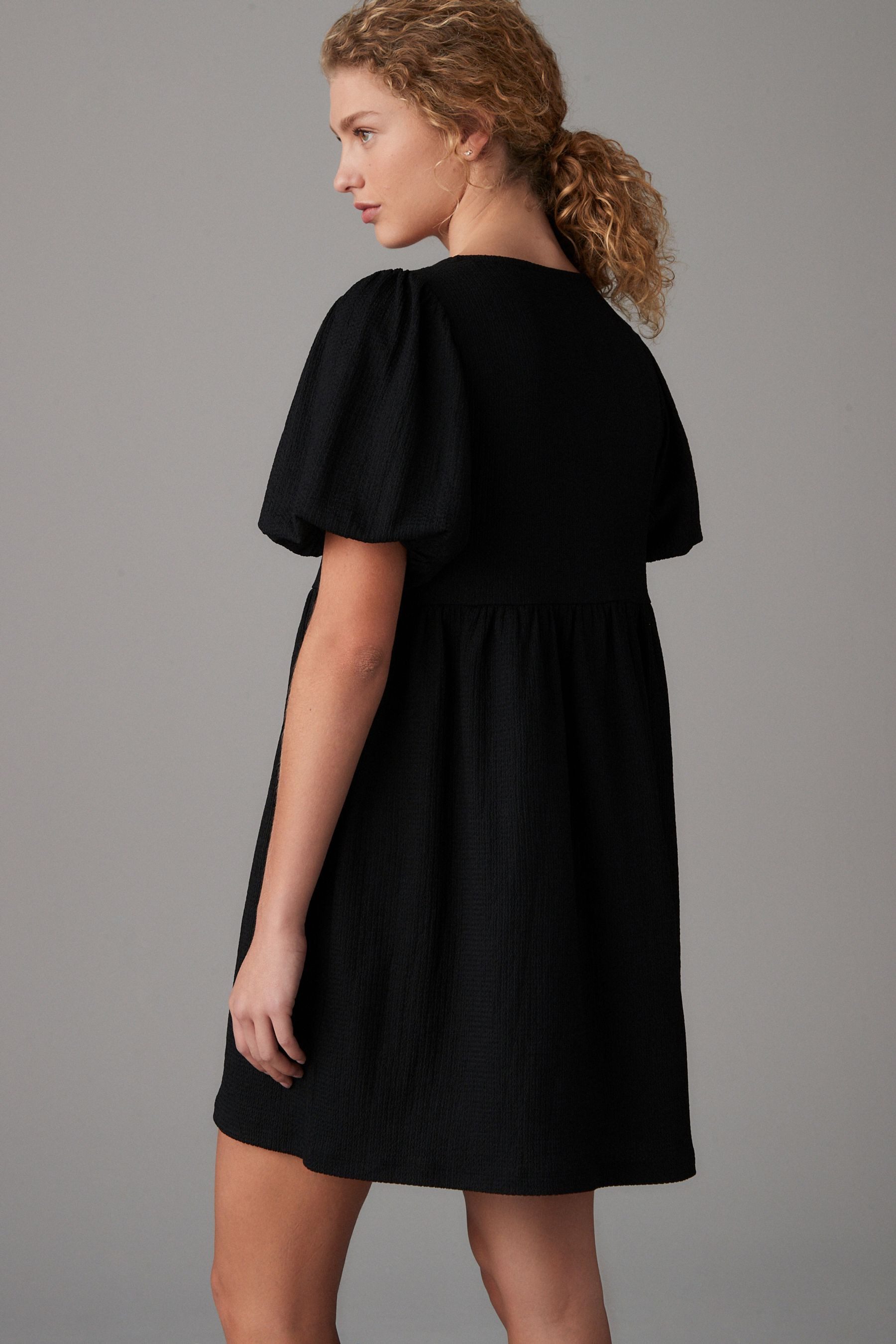 Next Jerseykleid Minikleid aus strukturiertem Jersey, günstig online kaufen