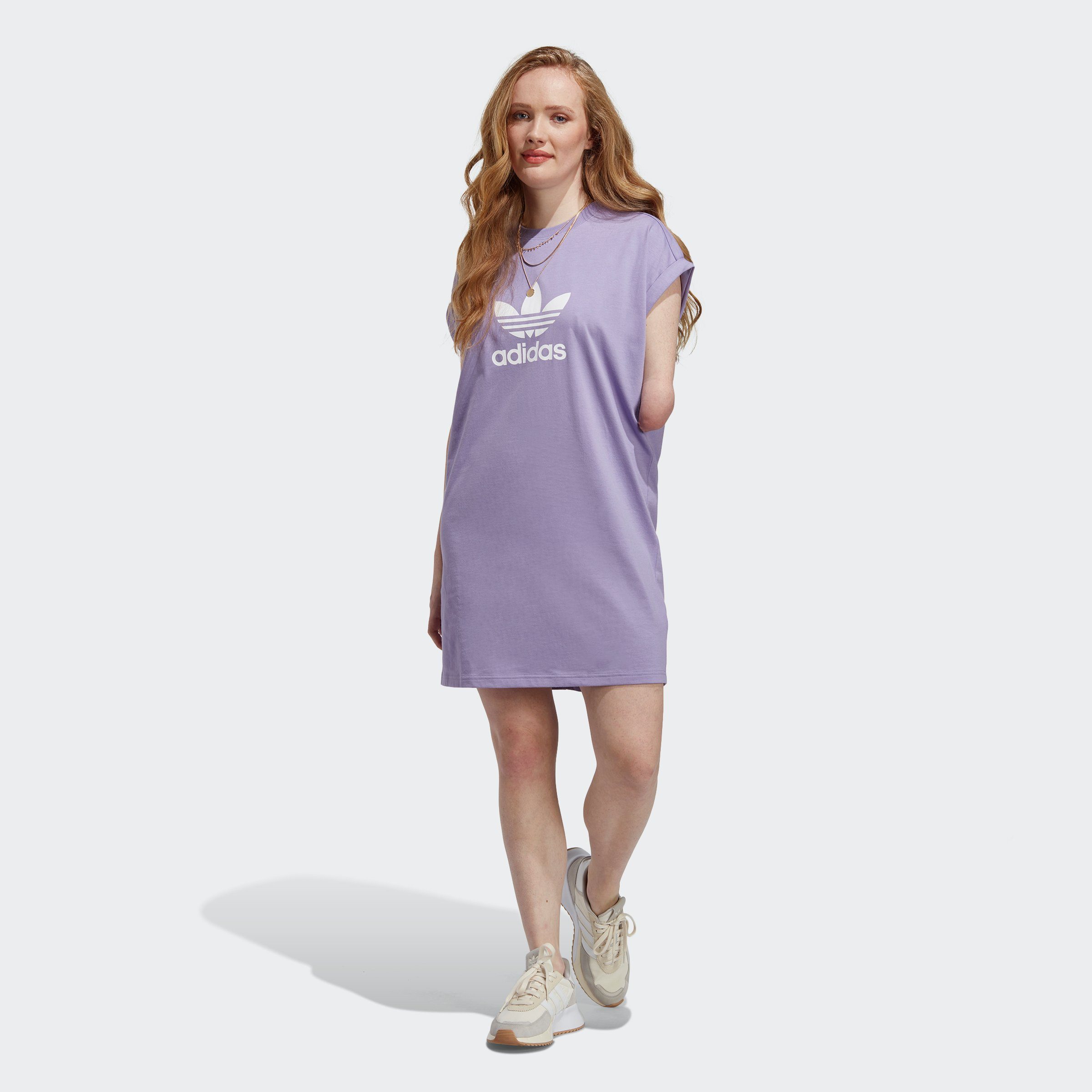 TREFOIL Magic CLASSICS adidas Originals Sommerkleid KLEID ADICOLOR Lilac