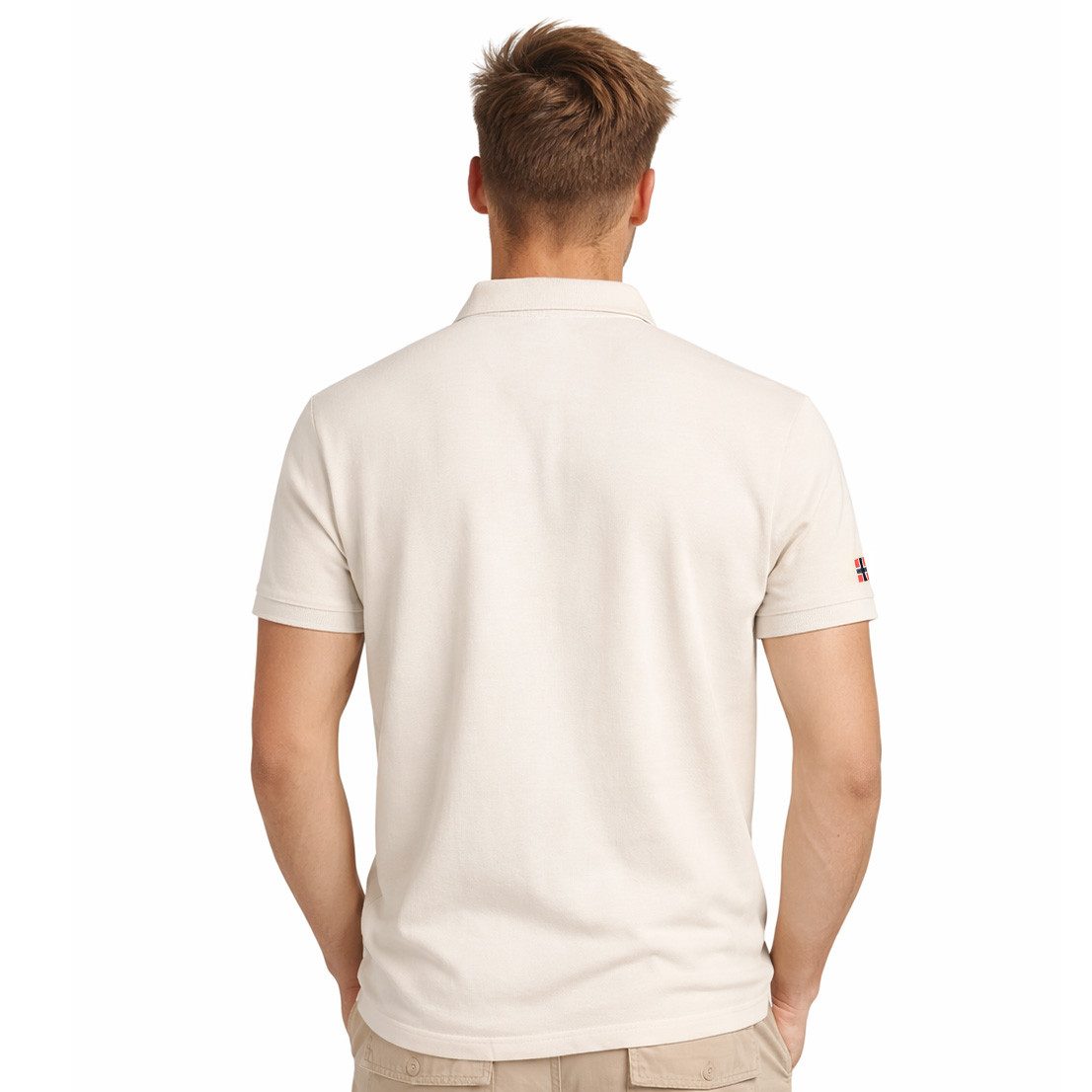 Geographical Norway Poloshirt Herren Poloshirt Kurzarm 100% Baumwolle Piqué Regular Fit
