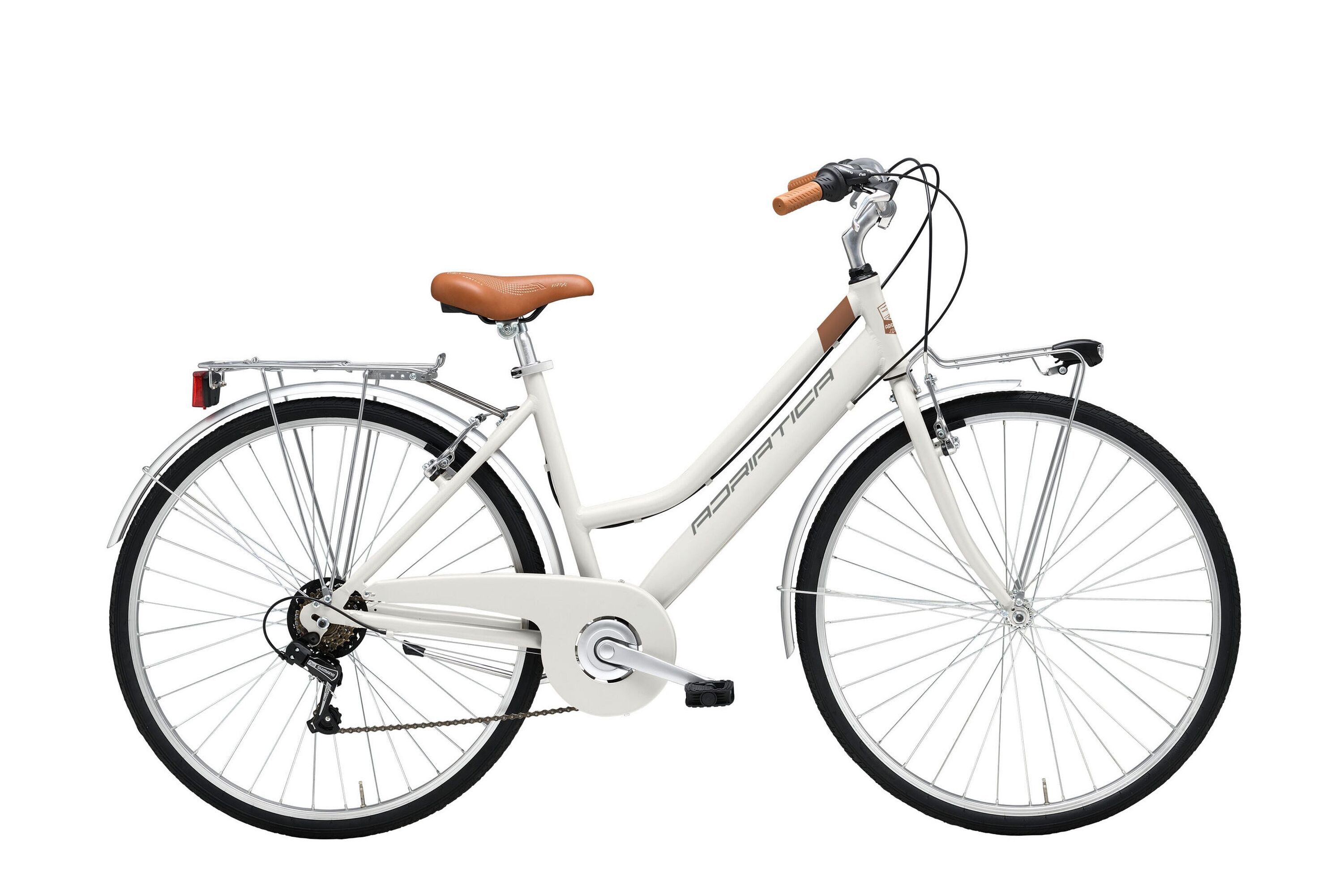 Adriatica Cityrad, 6 Gang Shimano, Kettenschaltung, Cityfahrrad 28 Zoll TREND Lady