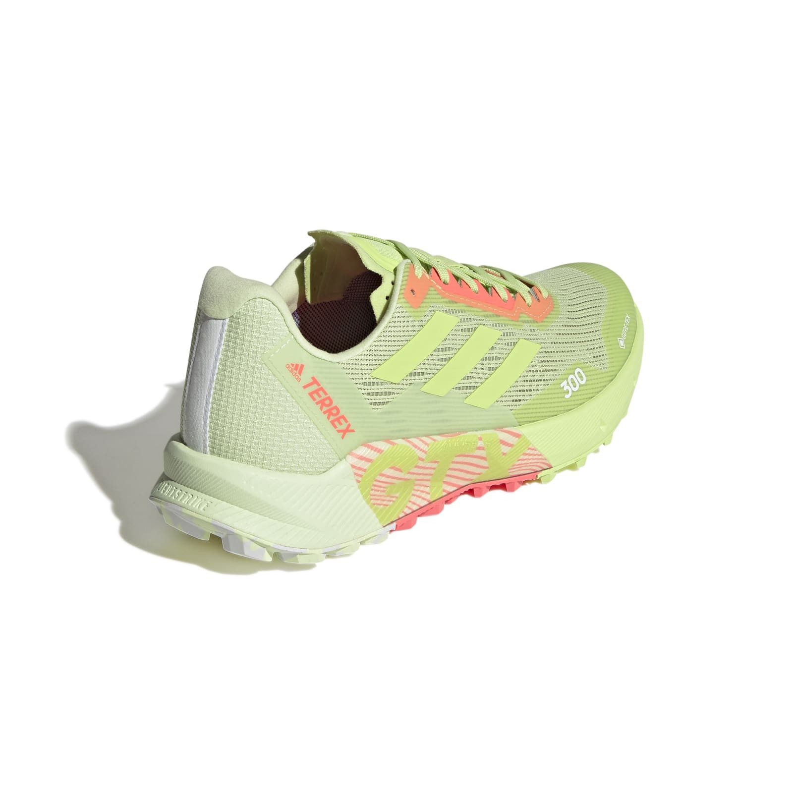 adidas Performance Terrex Agravic Flow 2 GTX (Trail, wasserdicht) lime/grün Damen Laufschuh