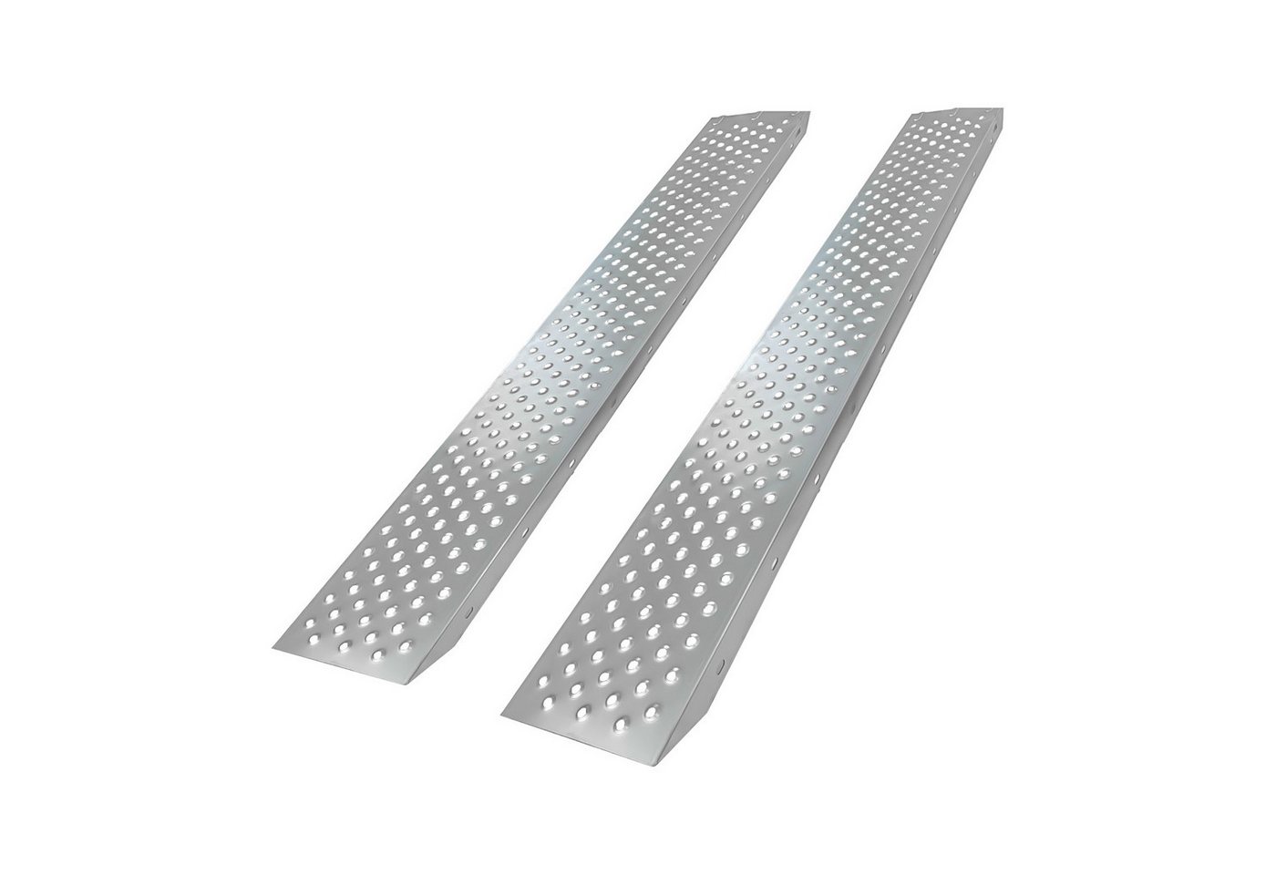 TRUTZHOLM Auffahrrampe 2x TRUTZHOLM Verladerampe 180 cm Tragkraft 400 kg Stahl profiliert (2-St., 2er Set), profilierte Oberfläche, robuste Konstruktion, massiver Stahl