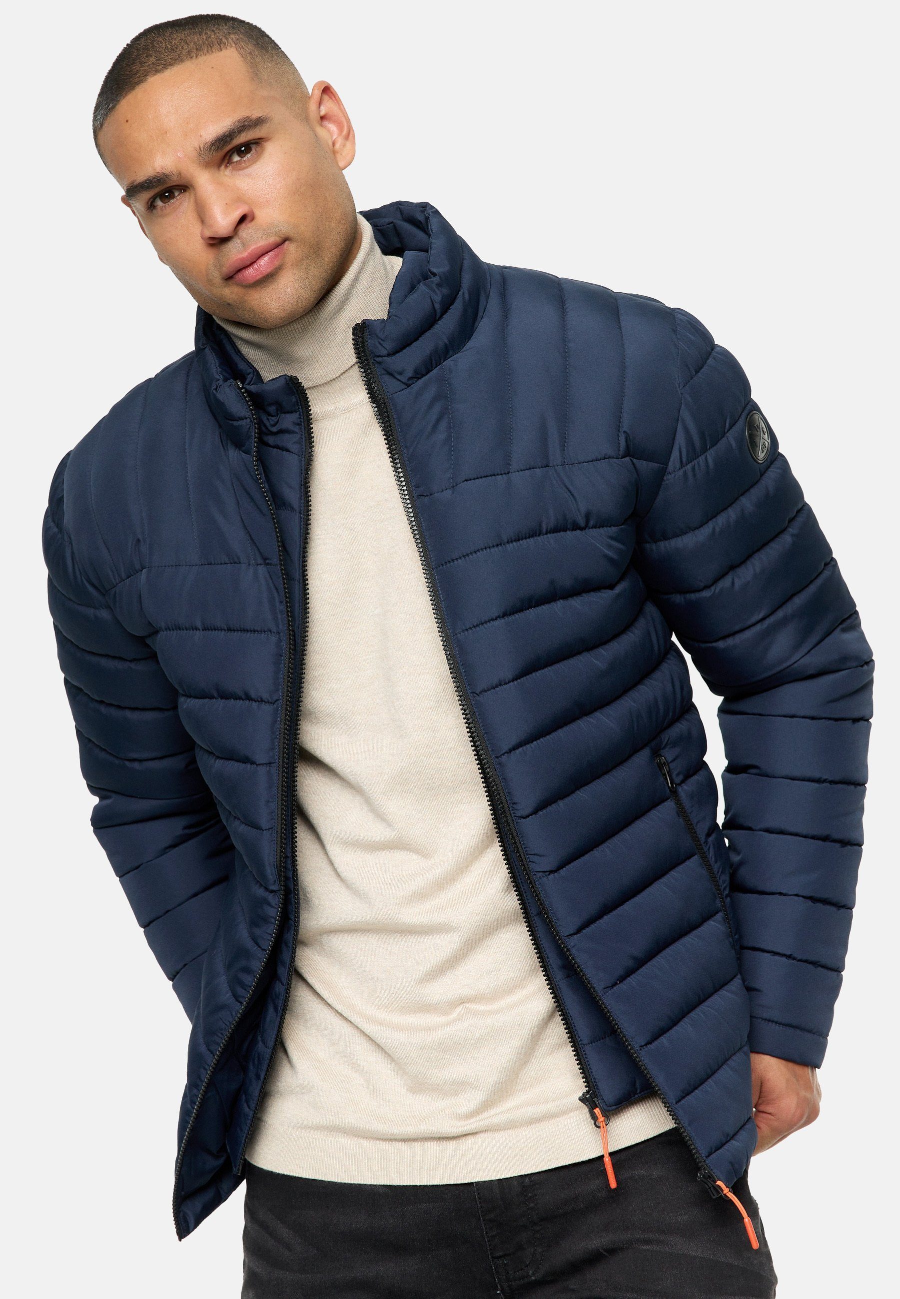 Navy Steppjacke Indicode INNash