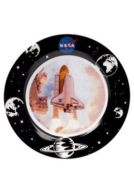 United Labels® Frühstücks-Geschirrset NASA Frühstücksset für Kinder - Geschirr Set 3-tlg, Porzellan