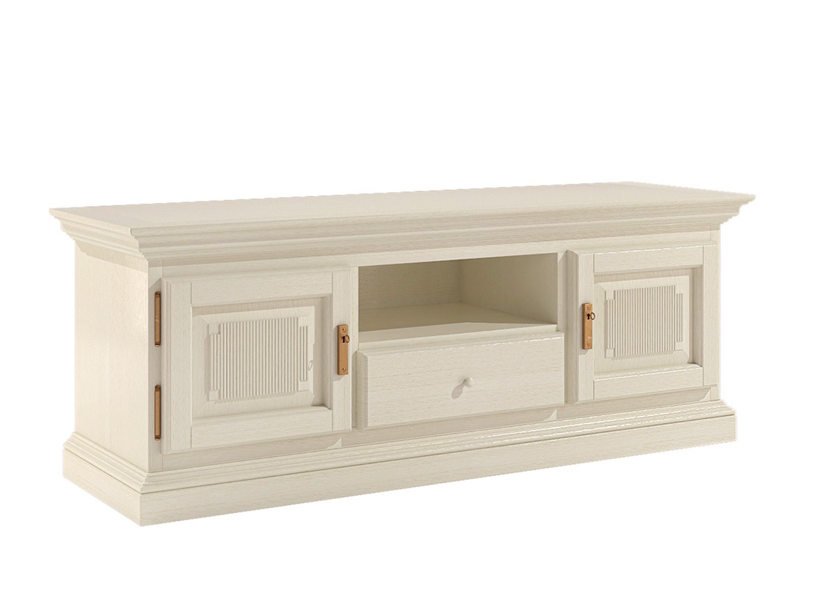 Casamia TV-Board TV Schrank TV Lowboard Fernsehschrank Duett B153 H62 cm Pinie massiv