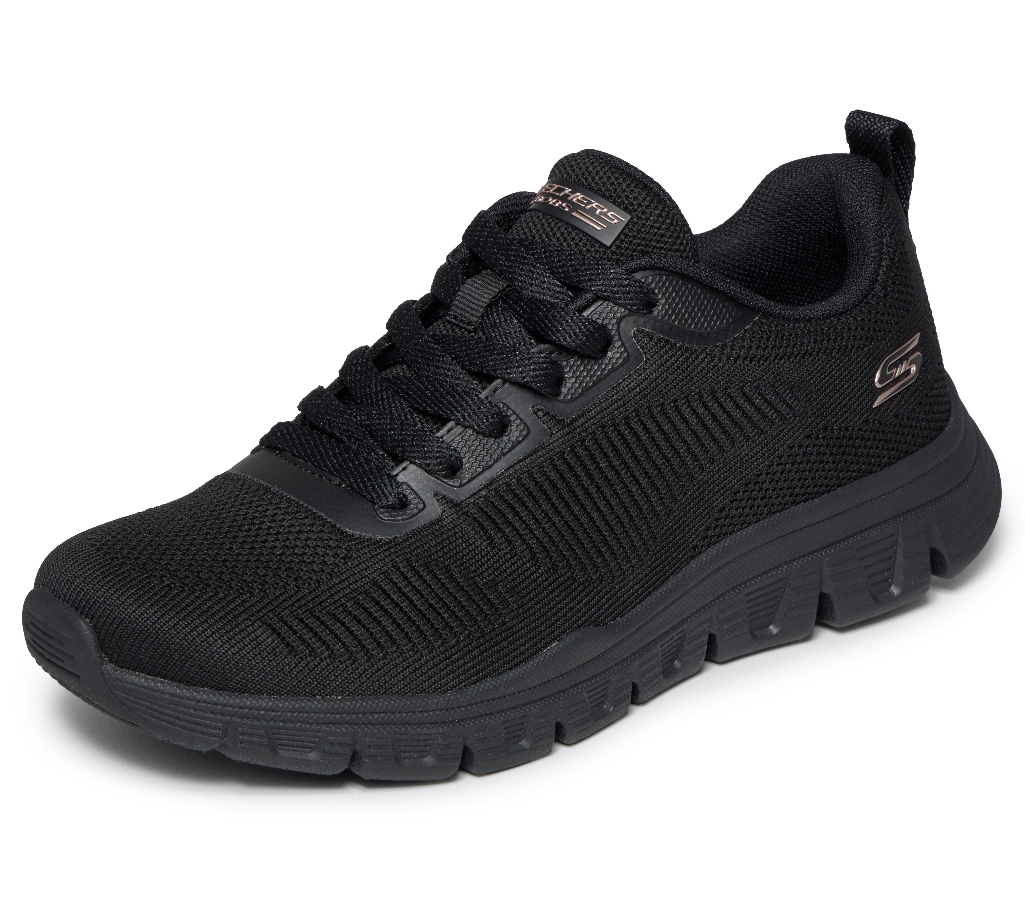 Skechers BOBS B LITE Sneaker Schnürschuh, Halbschuh, Freizeitsneaker mit Memory Foam