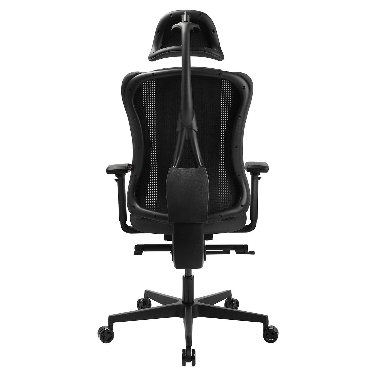 TOPSTAR Gaming-Stuhl SINTESS RS PRO 2020, Schwarz, Kunstleder, Stoff, 3D-Armlehnen, Höhenverstellbar, verstellbare Kopfstütze